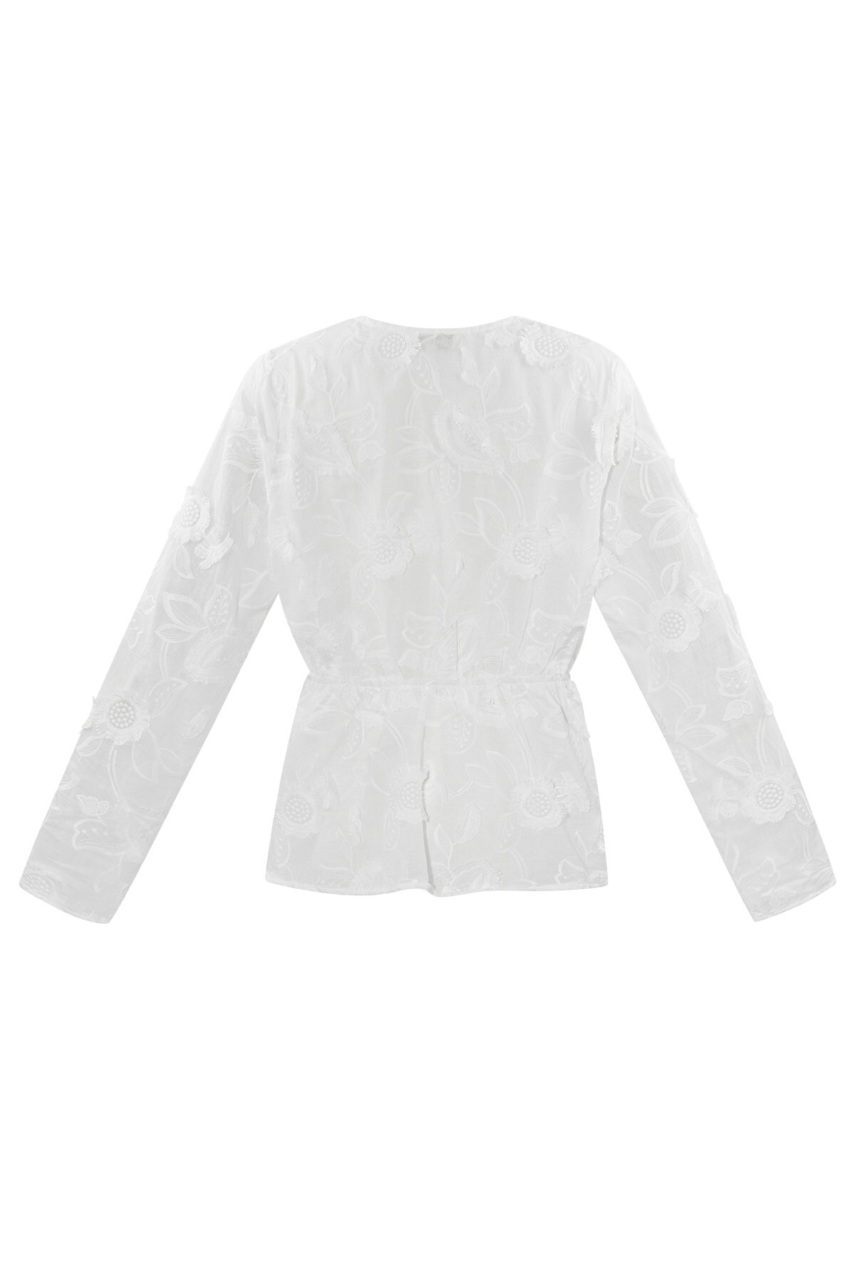 Blossom bow top - white h5 Picture6