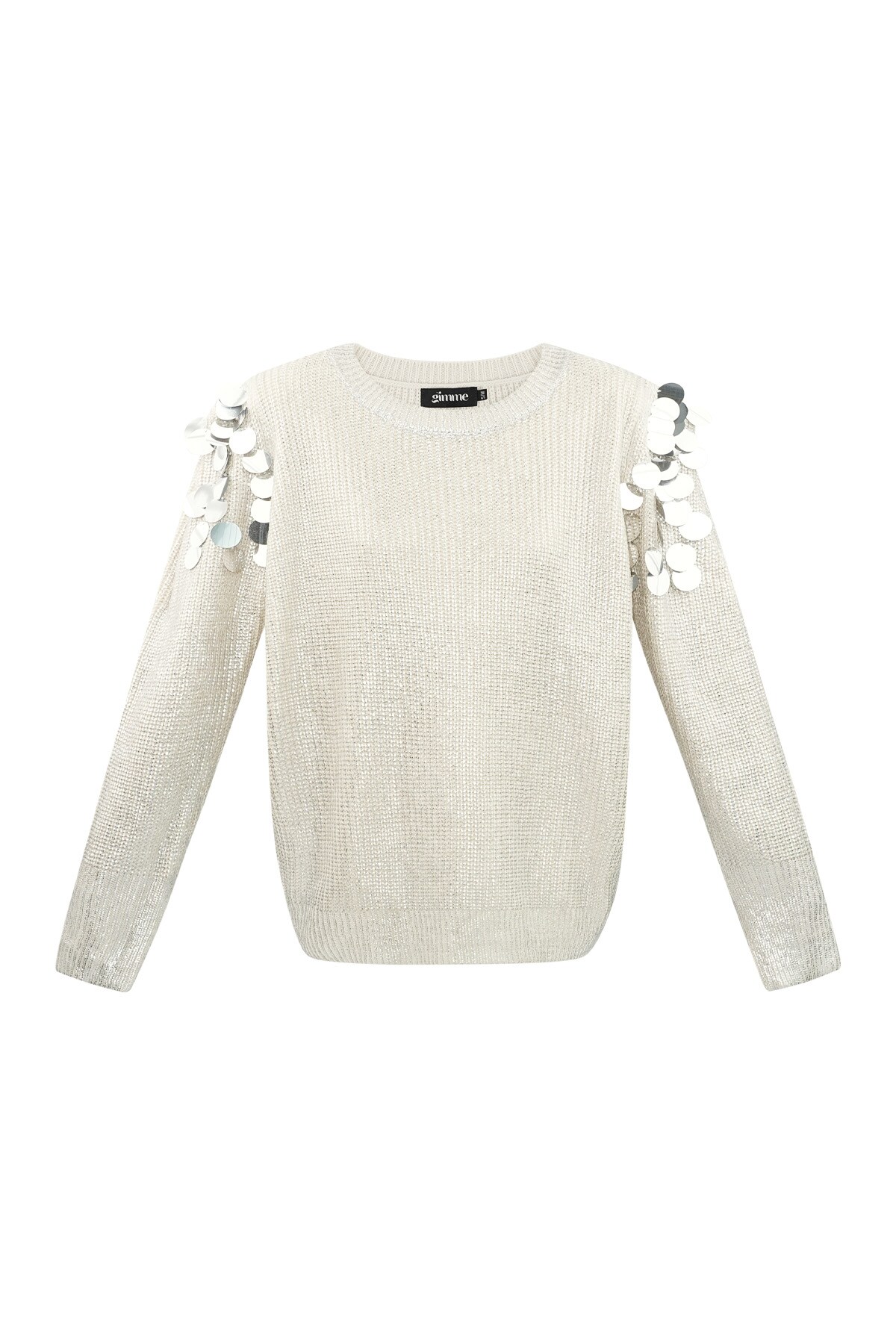 Sequin Sparkle sweater - Silver color 