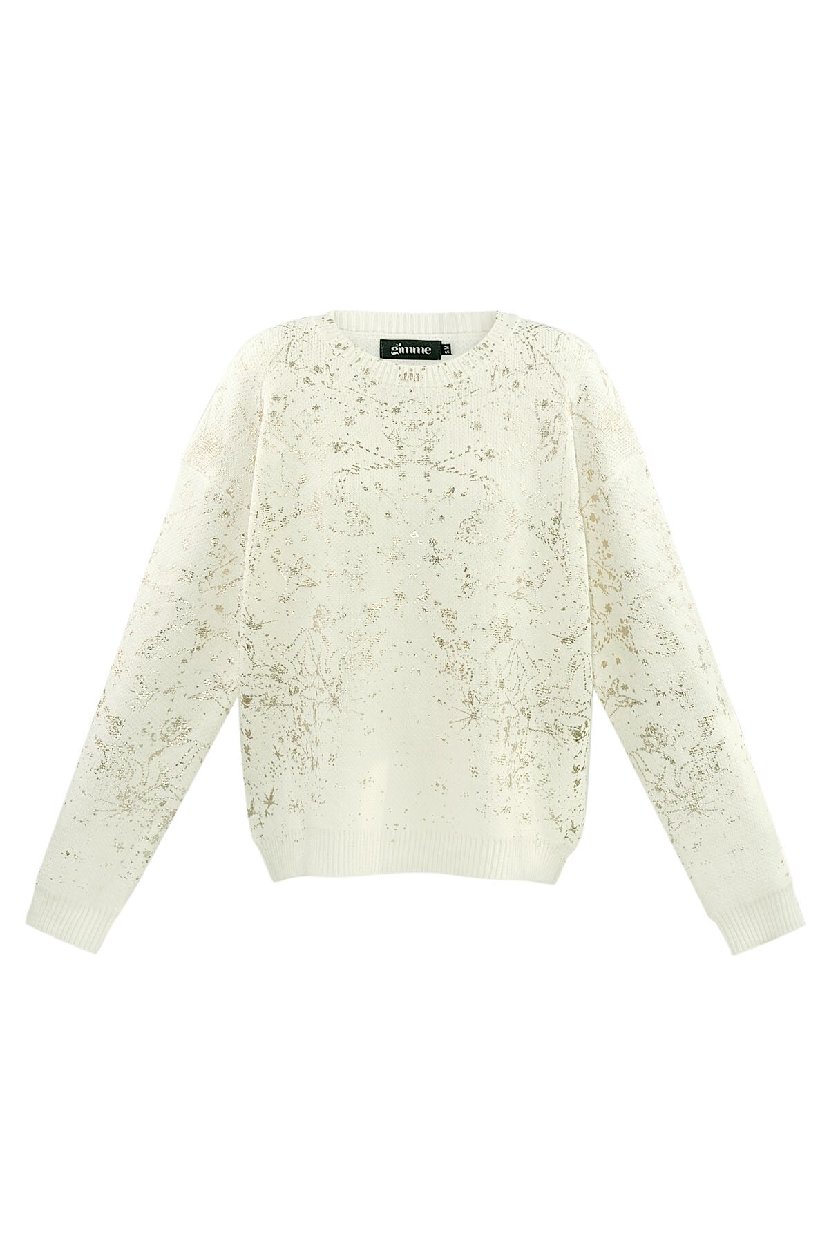 Sweater sparkle statement - white gold h5 