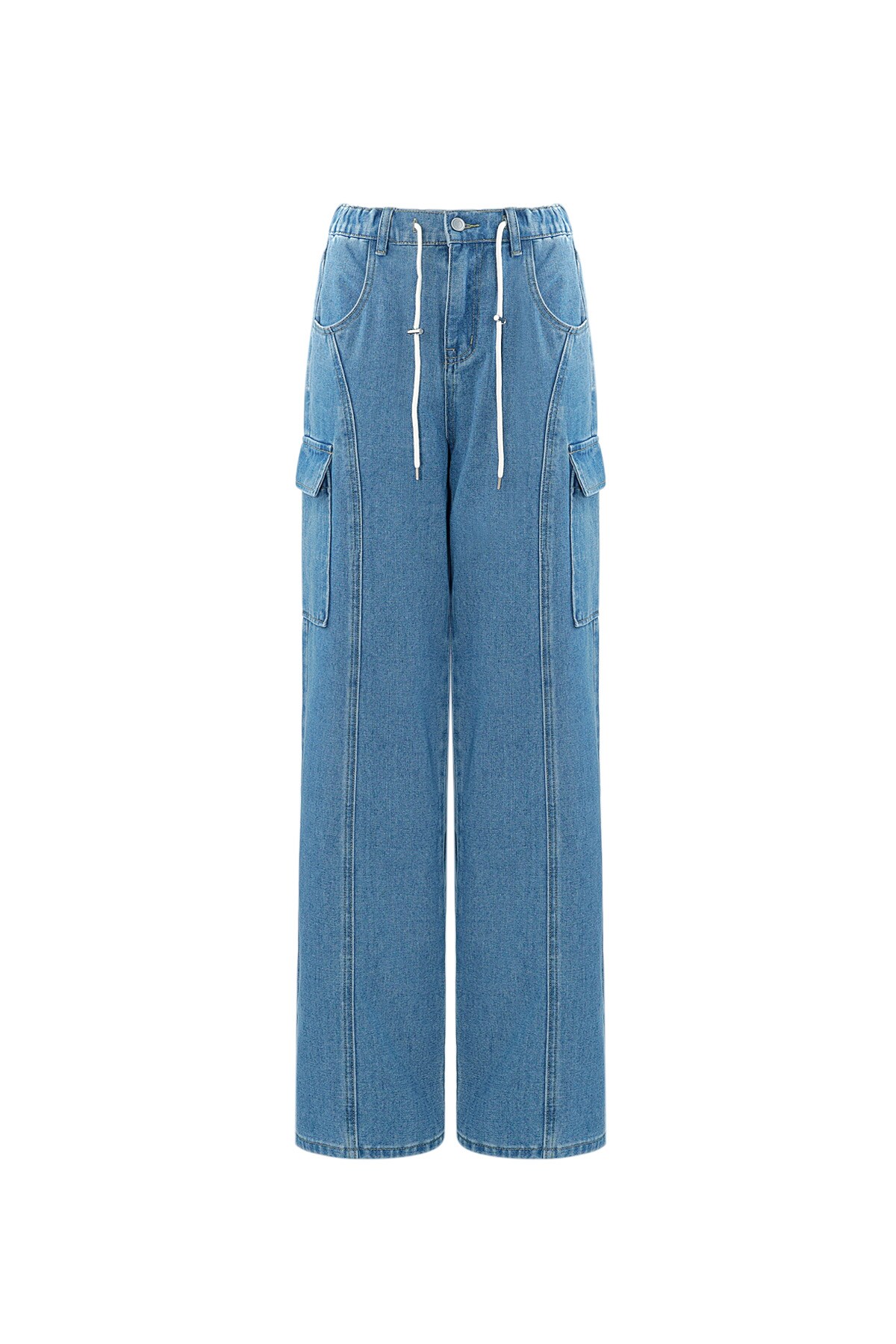 Denim cargo jeans confidence - blue h5 Picture5