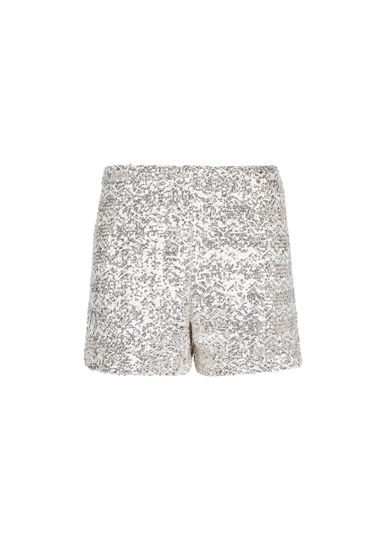 Glitter shorts - Silver color h5 