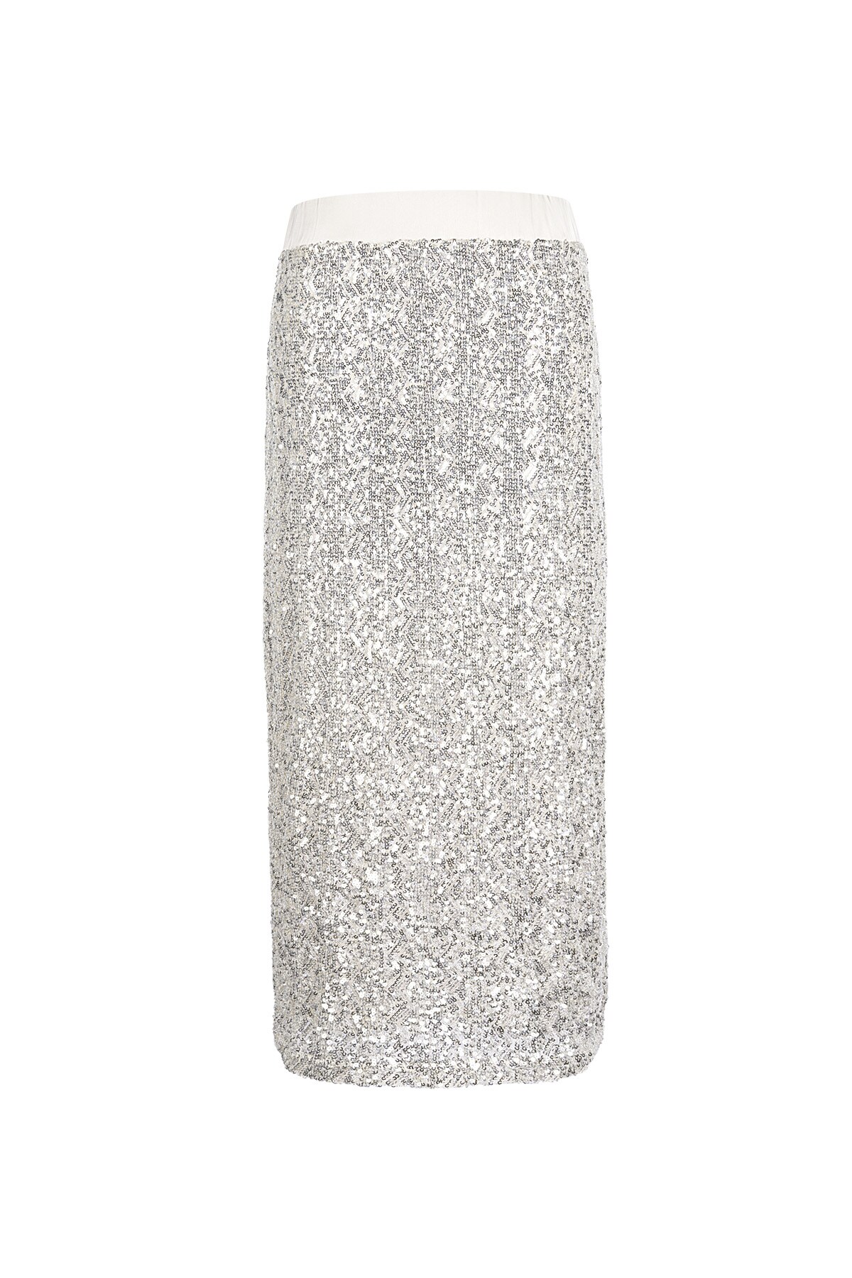 Glitter skirt - Silver color h5 