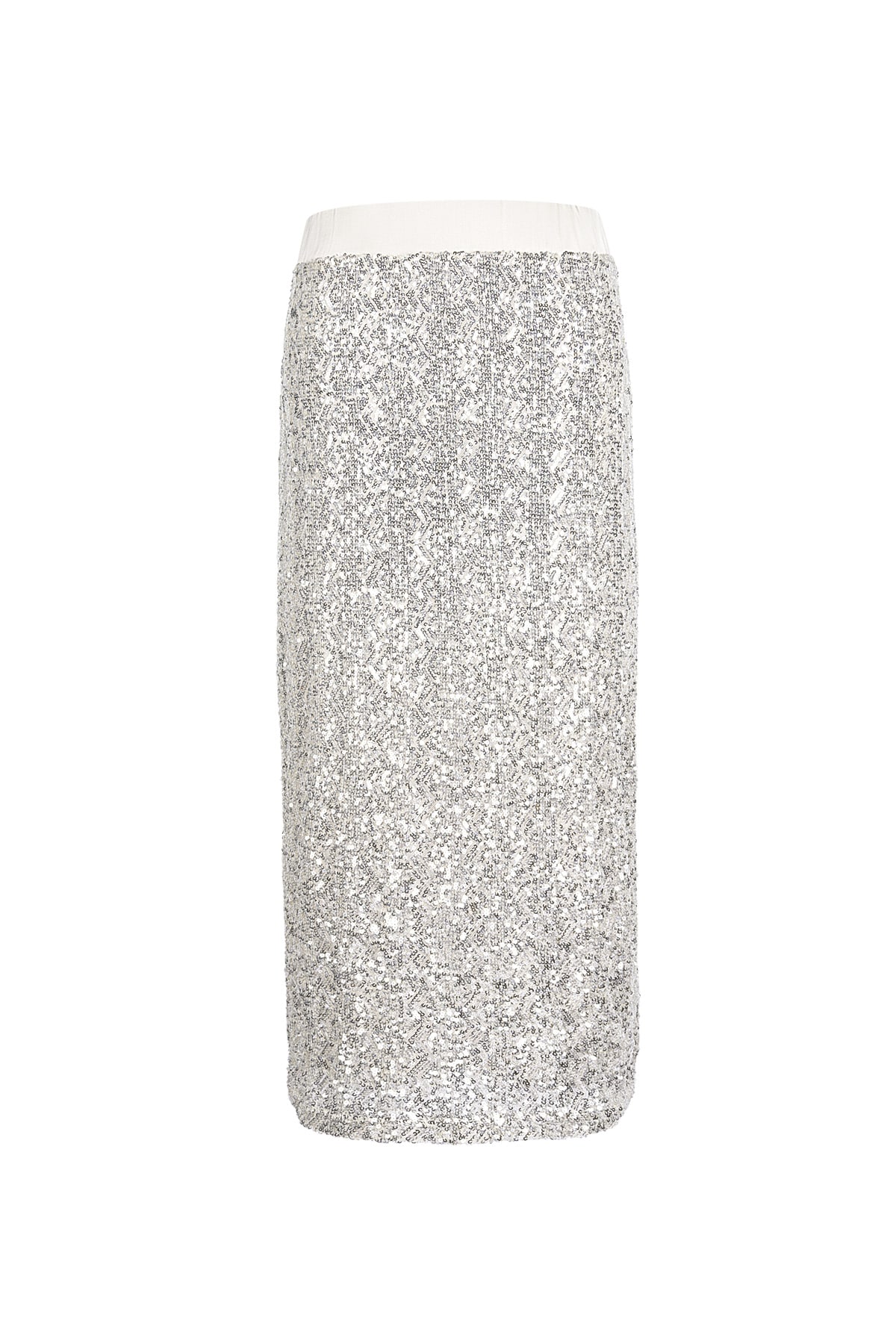 Glitter skirt - Silver color 