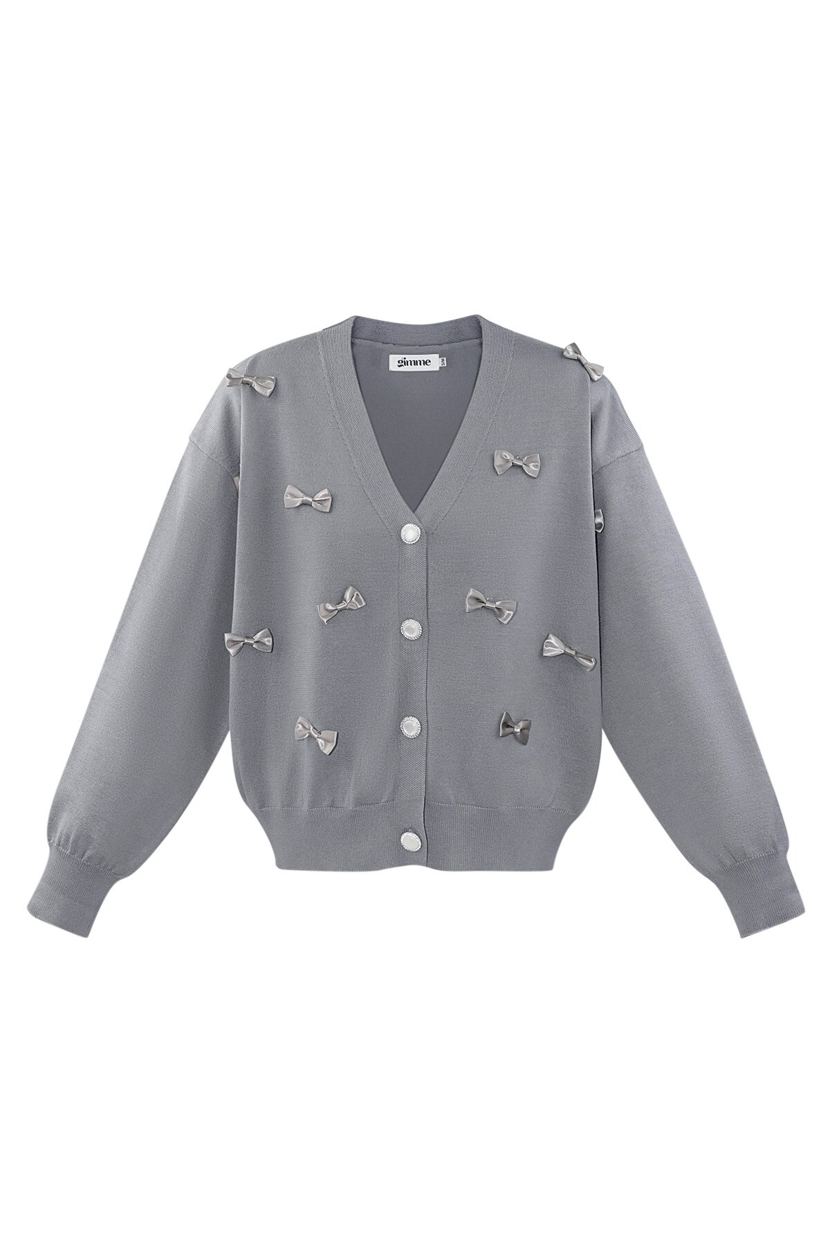 Bowtiful cardigan - grey 