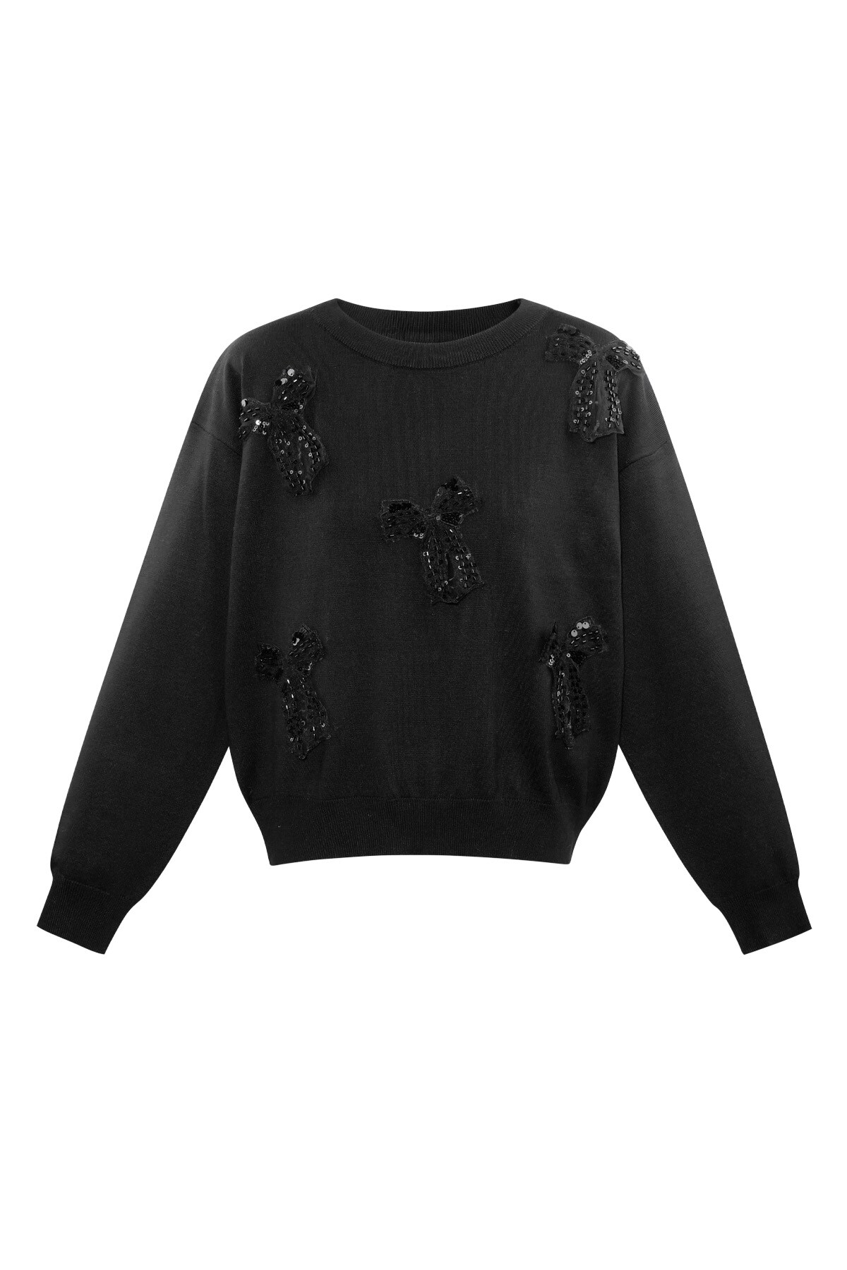 Bow Bliss sweater - black h5 