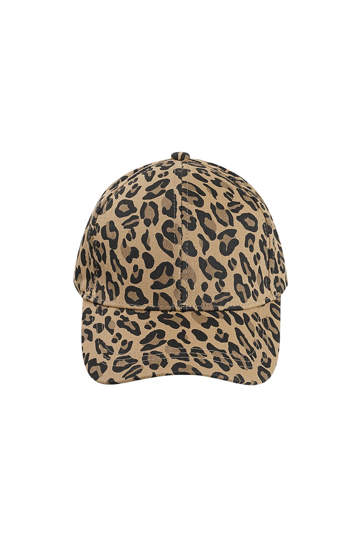 Leopard print cap - brown h5 Picture3