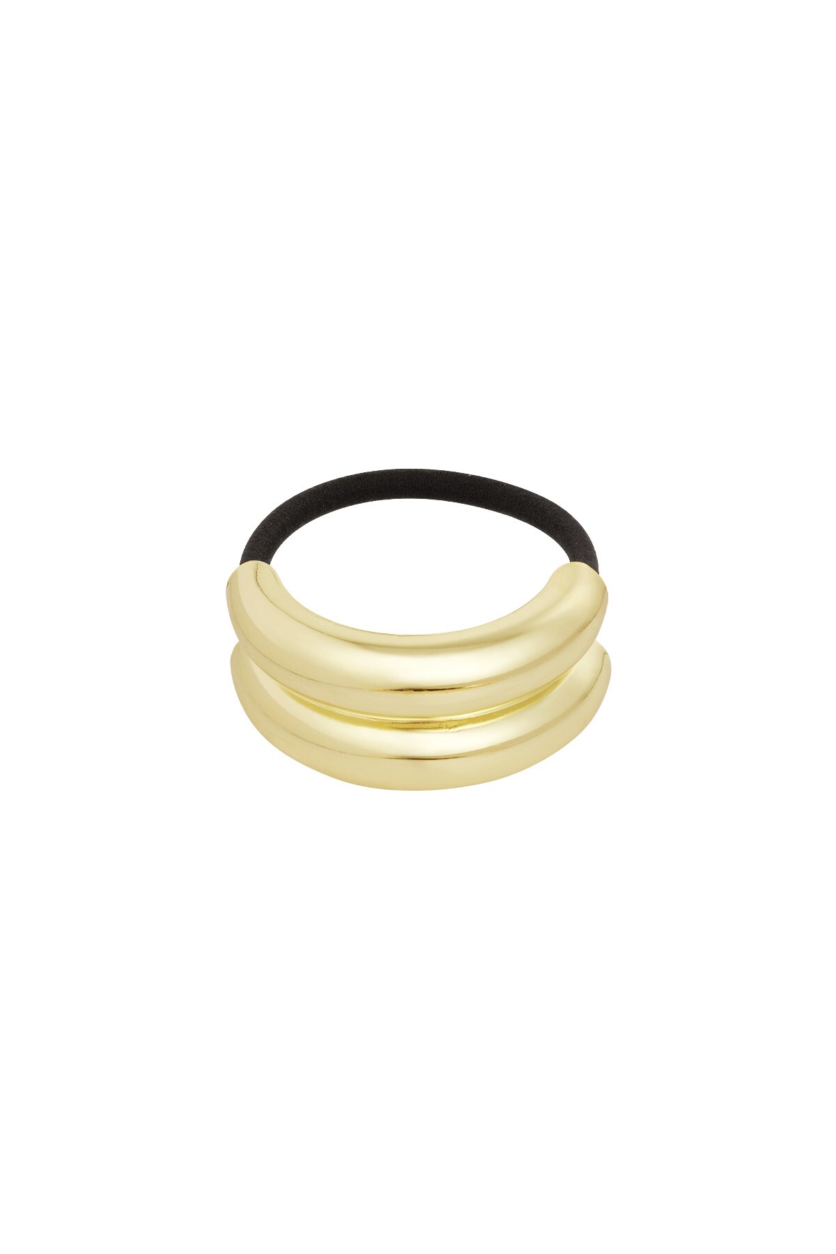 Refined touch hair elastic - Gold color h5 