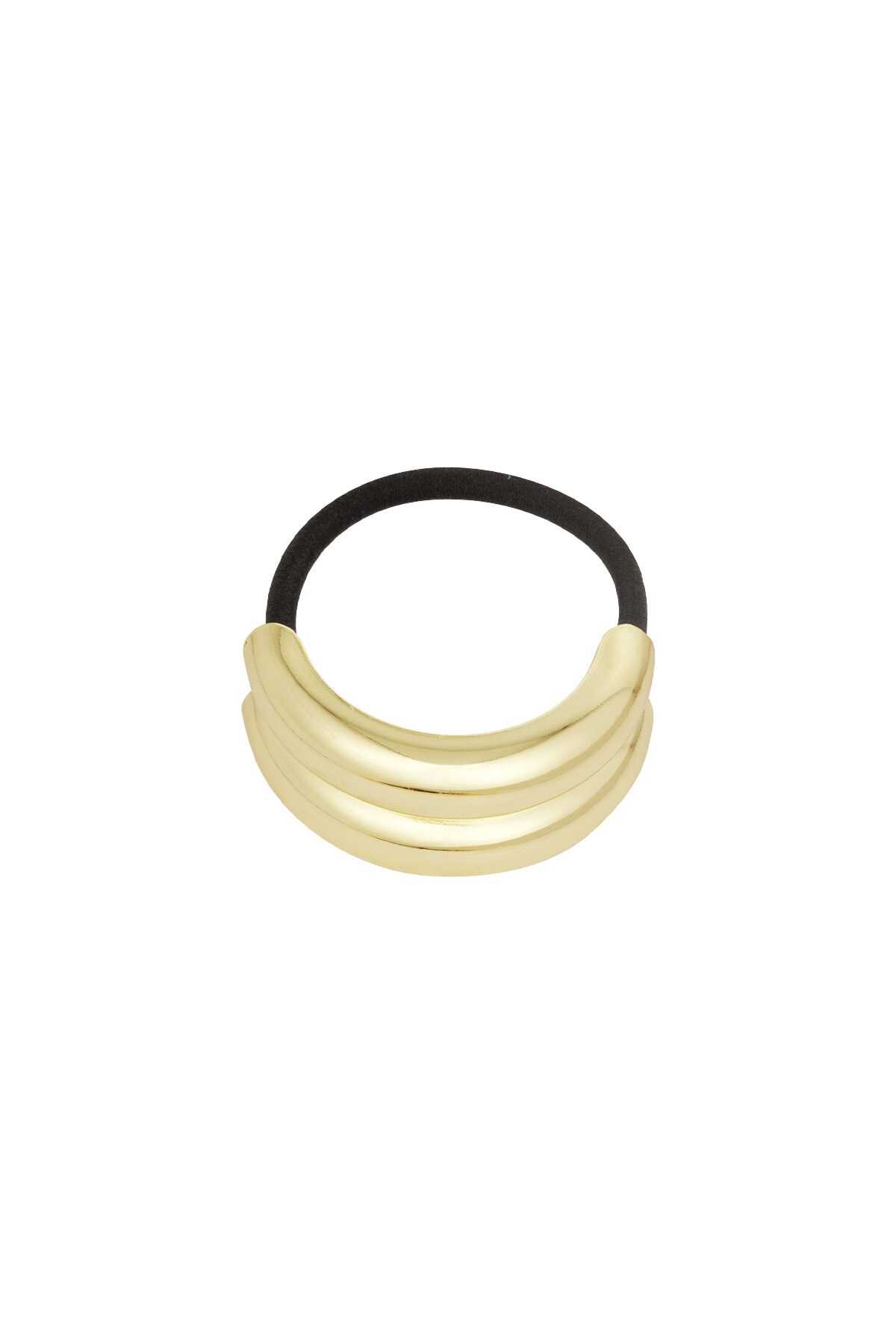 Refined touch hair elastic - Gold color h5 Picture3