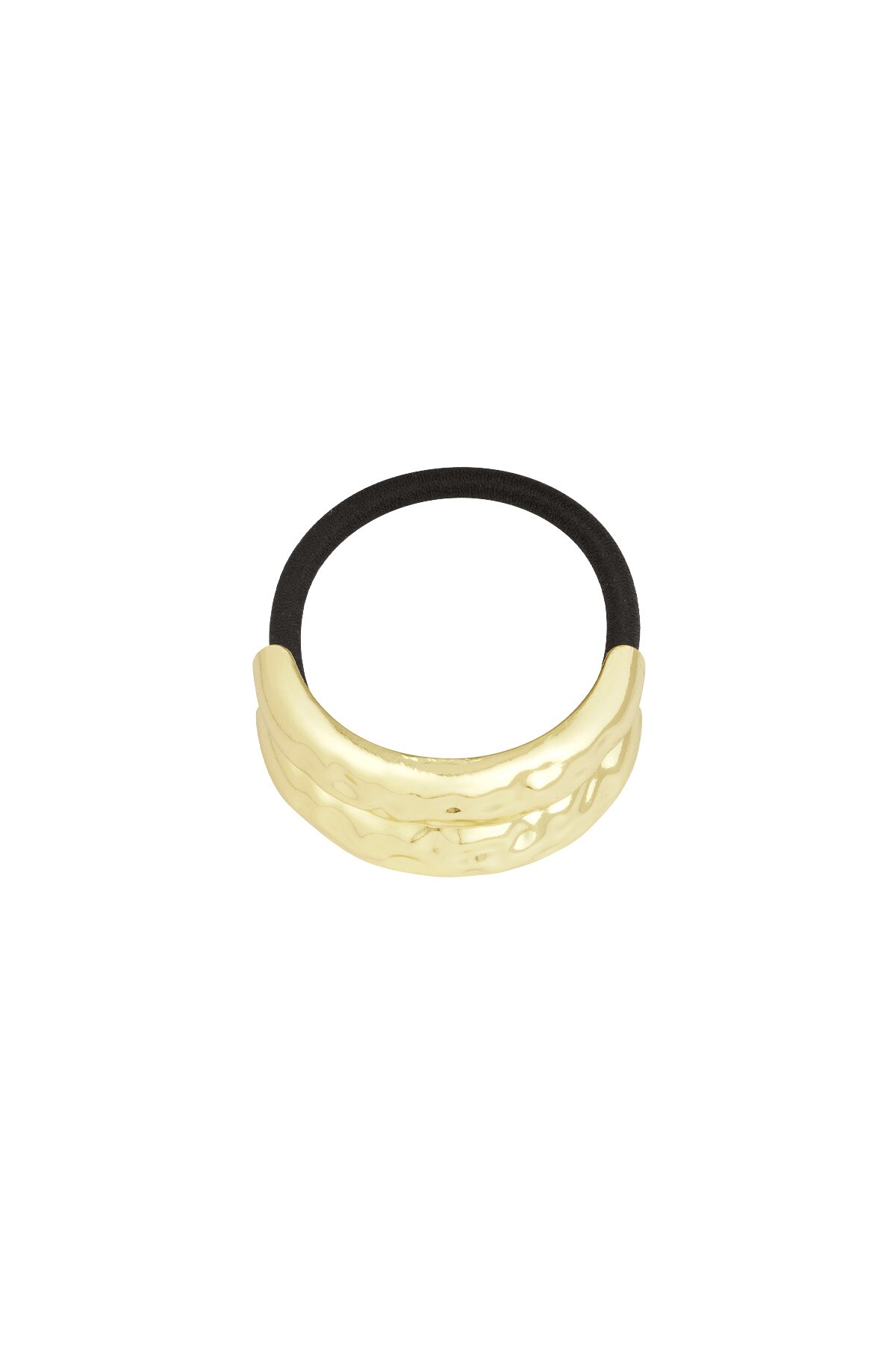 Textured elegance hair elastic - Gold color h5 Picture3