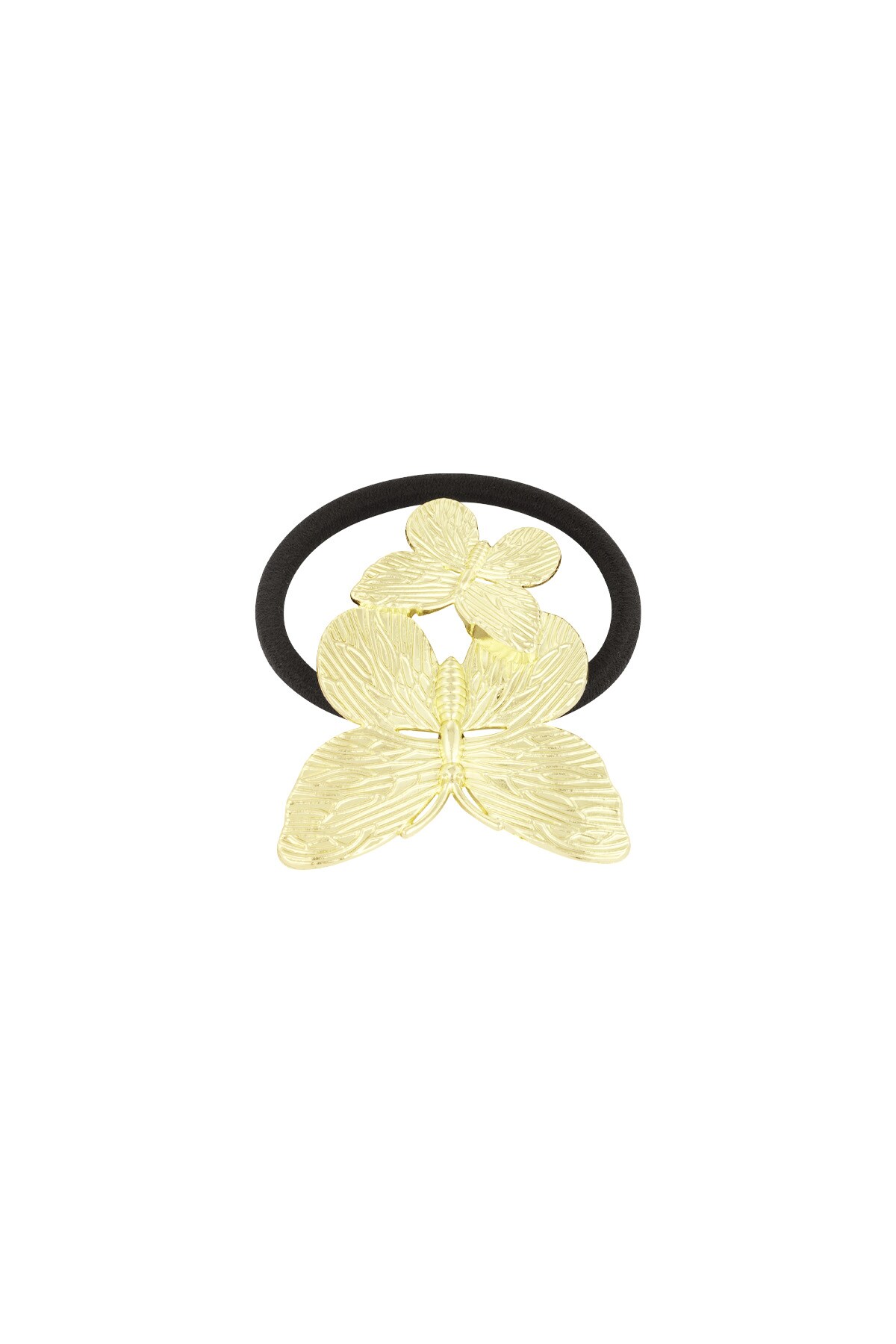 butterfly hair clip - Gold color h5 