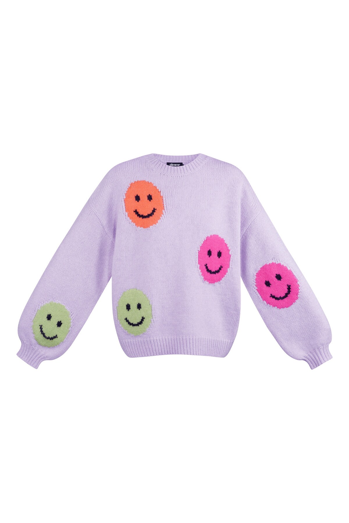 Smiley Knit sweater - lilac 