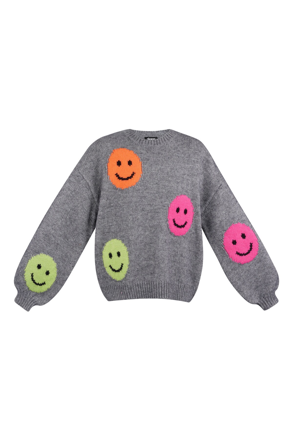 Smiley Knit sweater - grey h5 