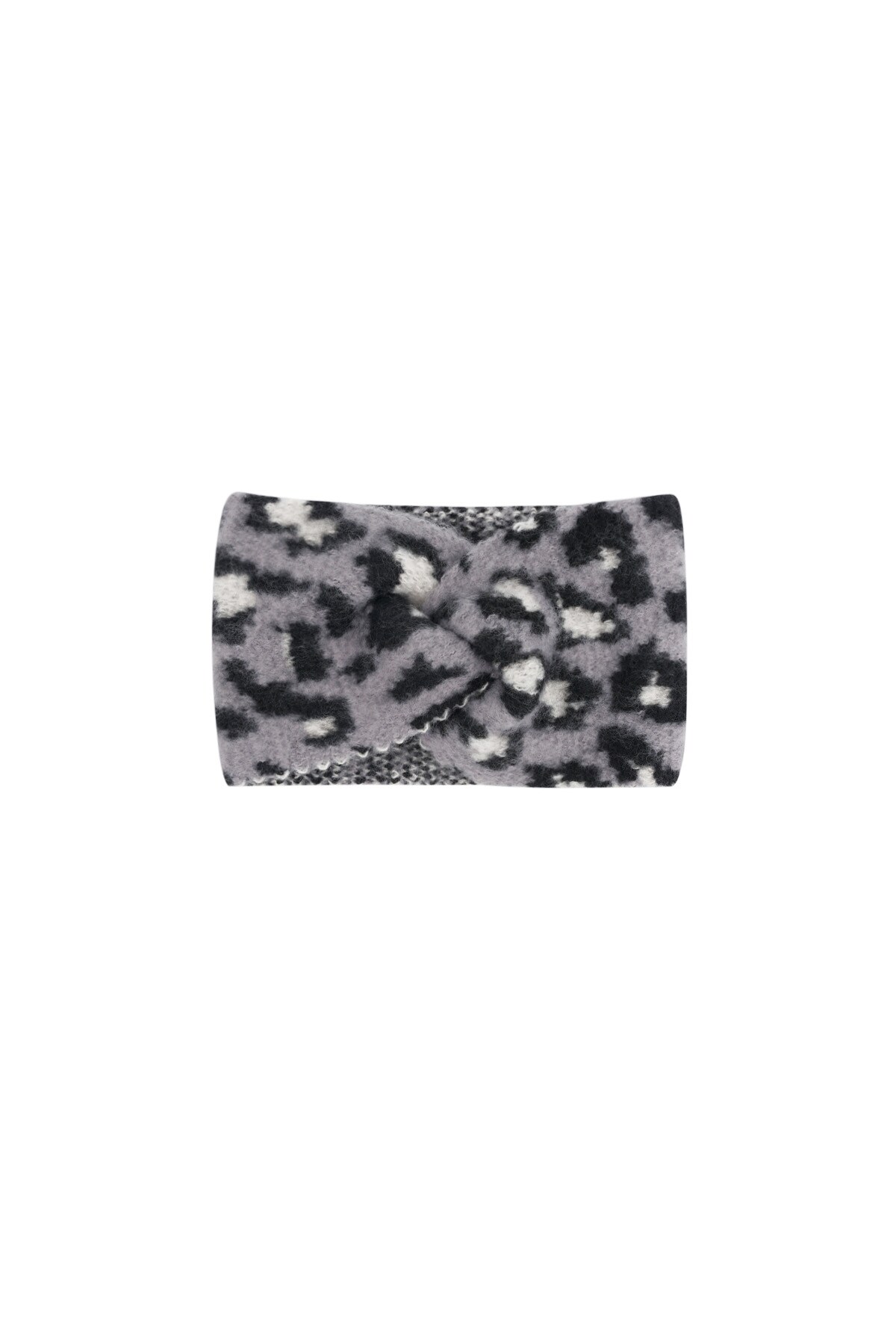 Winter headband leopard print - gray Picture3