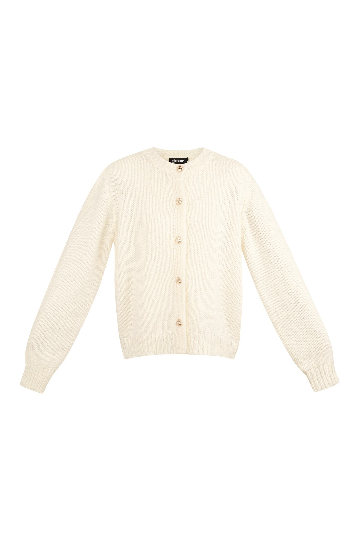 Knitted Love Cardigan - off white h5 