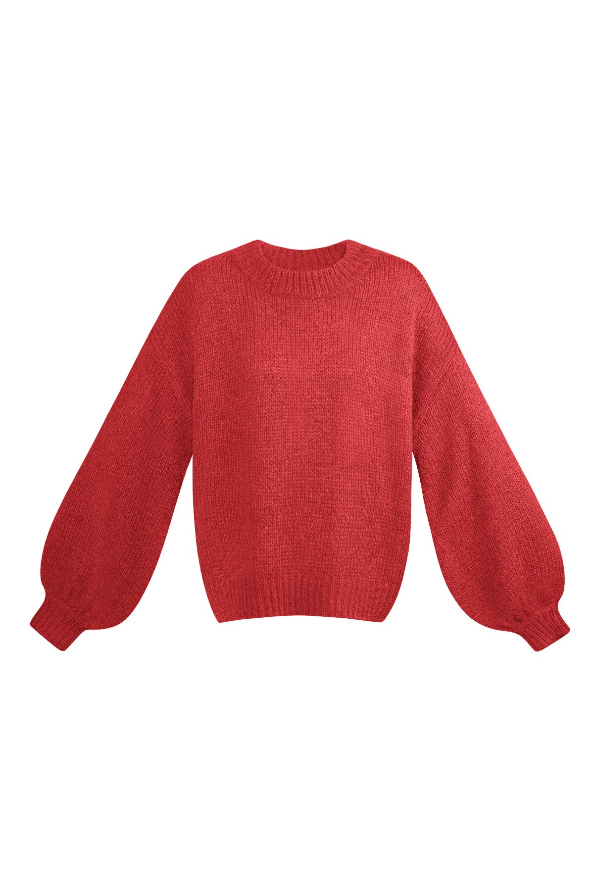 Winter essential sweater - cherry 