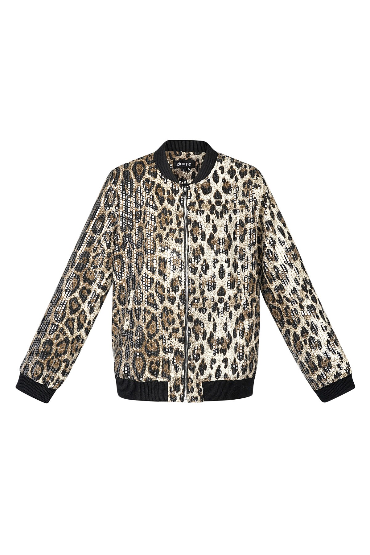 Glitter panther jacket - brown h5 