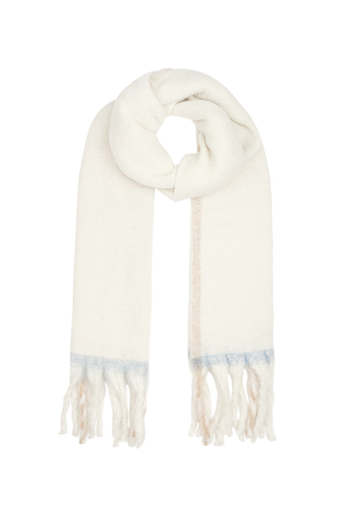 Cold comfort scarf - off white h5 