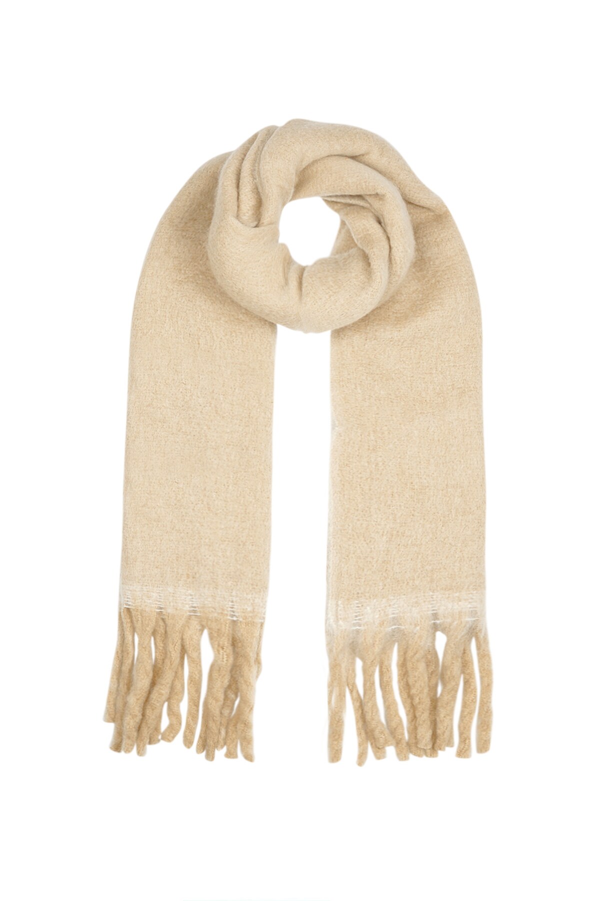 Cold comfort scarf - beige 