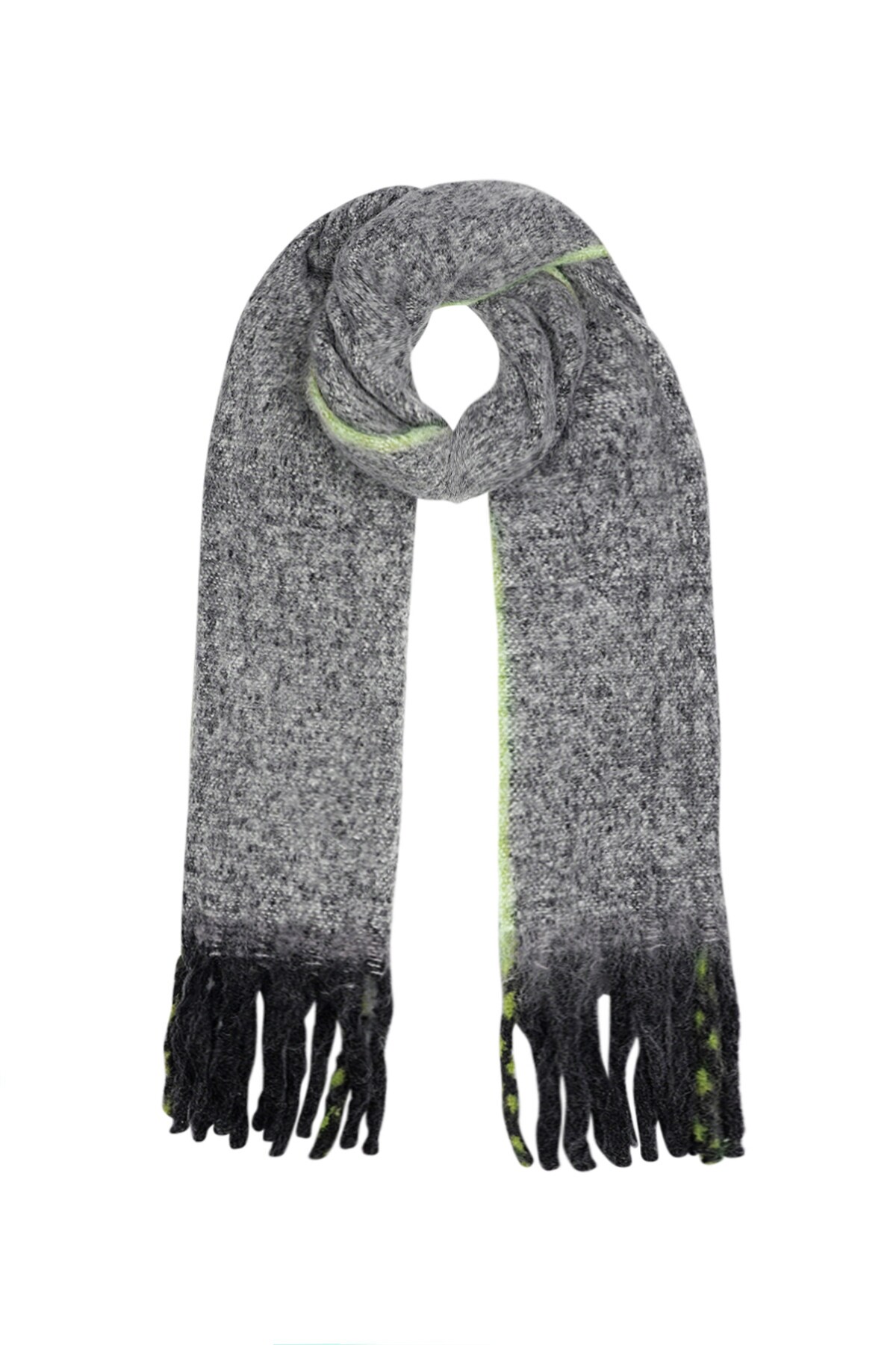 Cold comfort scarf - grey 