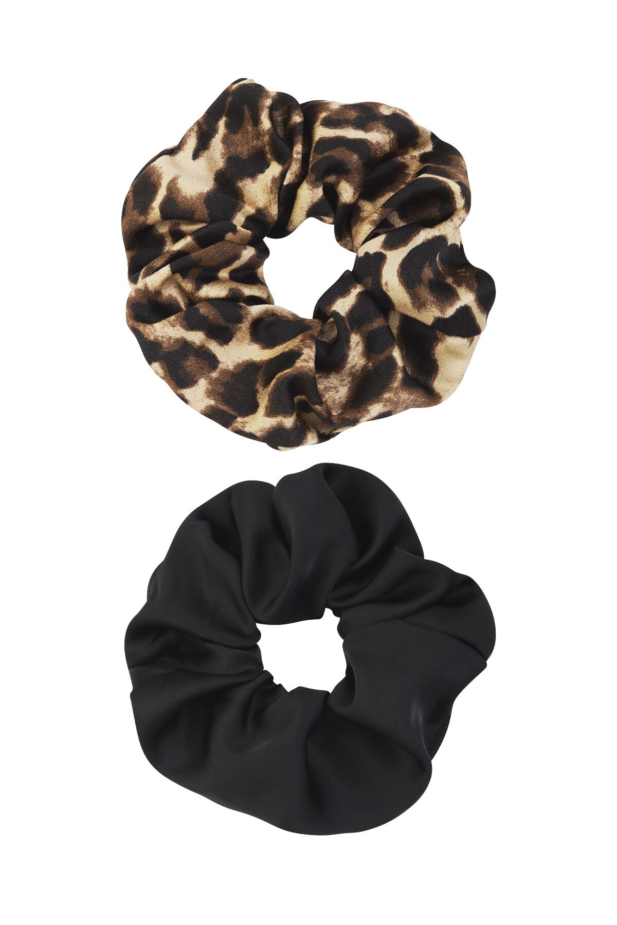 Scrunchie set wild duo - brown black 