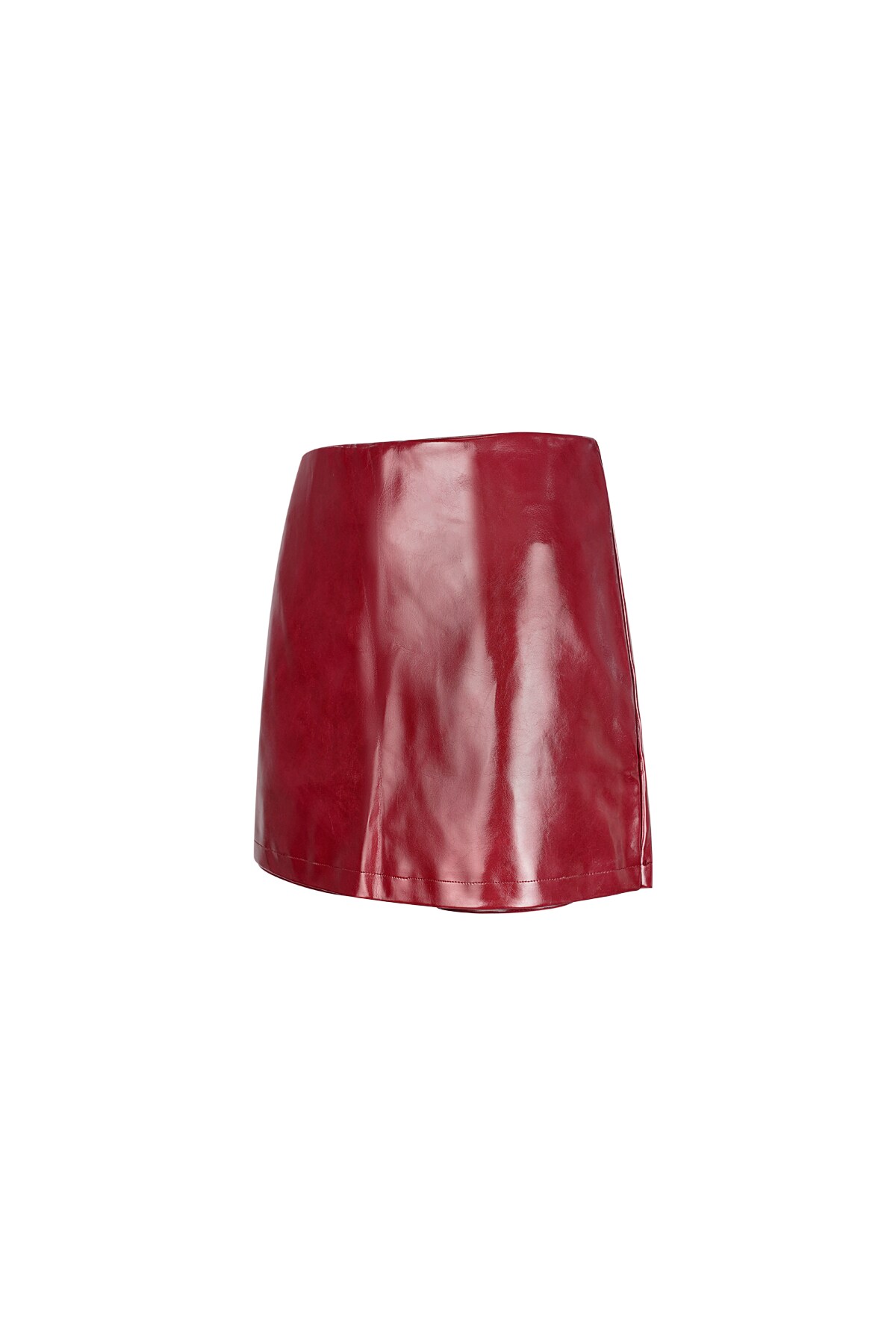 Trendy PU skort - Red h5 Picture3