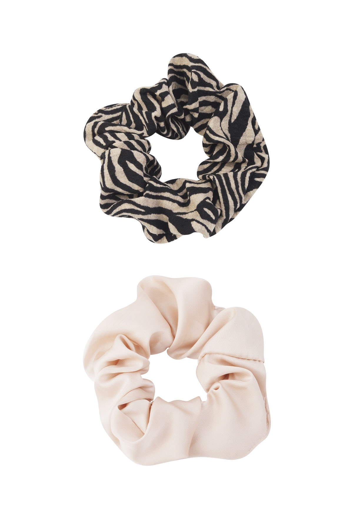 Scrunchie Duo Zebra Pastell - Beige h5 