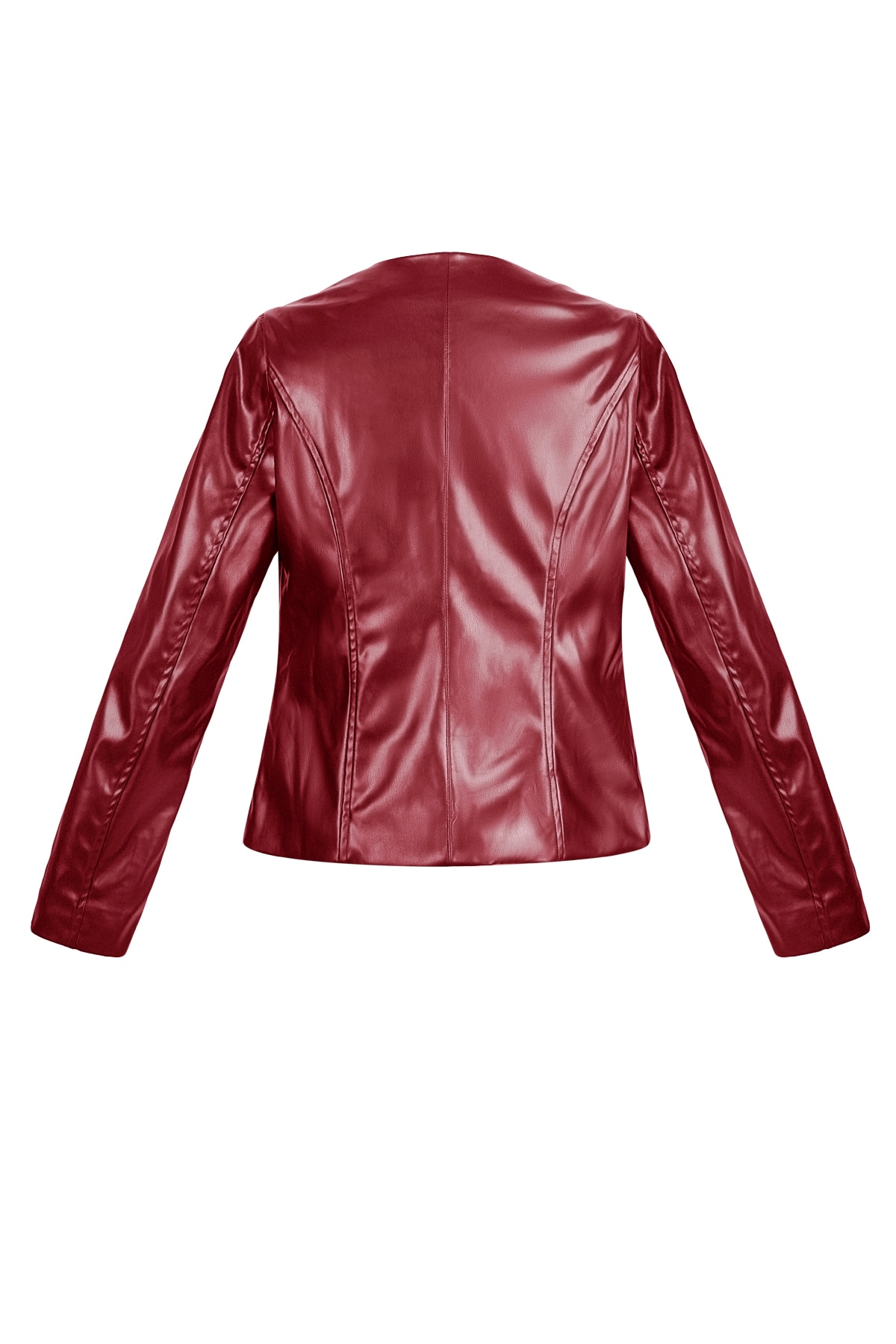 Trendy PU top - Red h5 Picture2