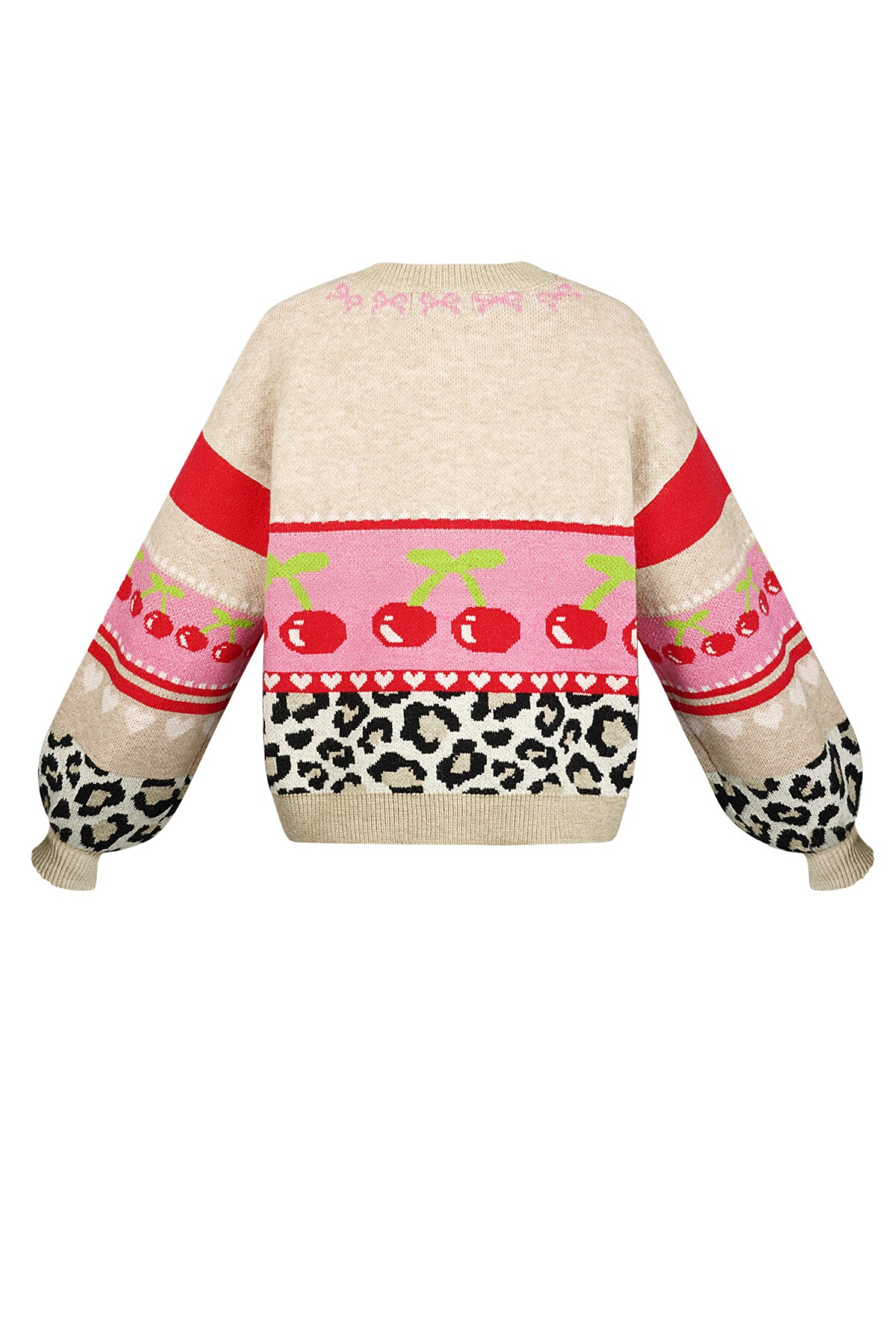 Vest cherry baby - Beige roze h5 Afbeelding2