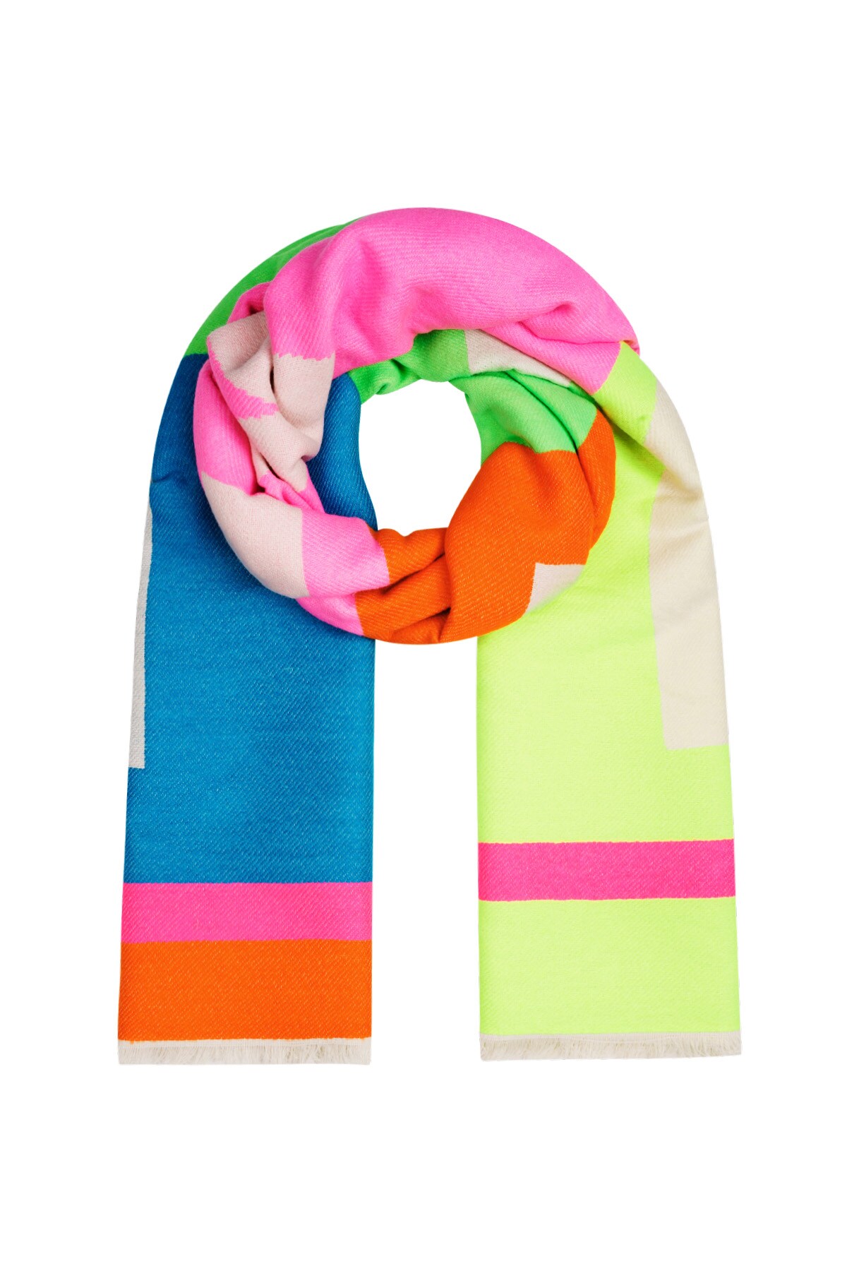 Foulard imprimé parade - Rose multi h5 