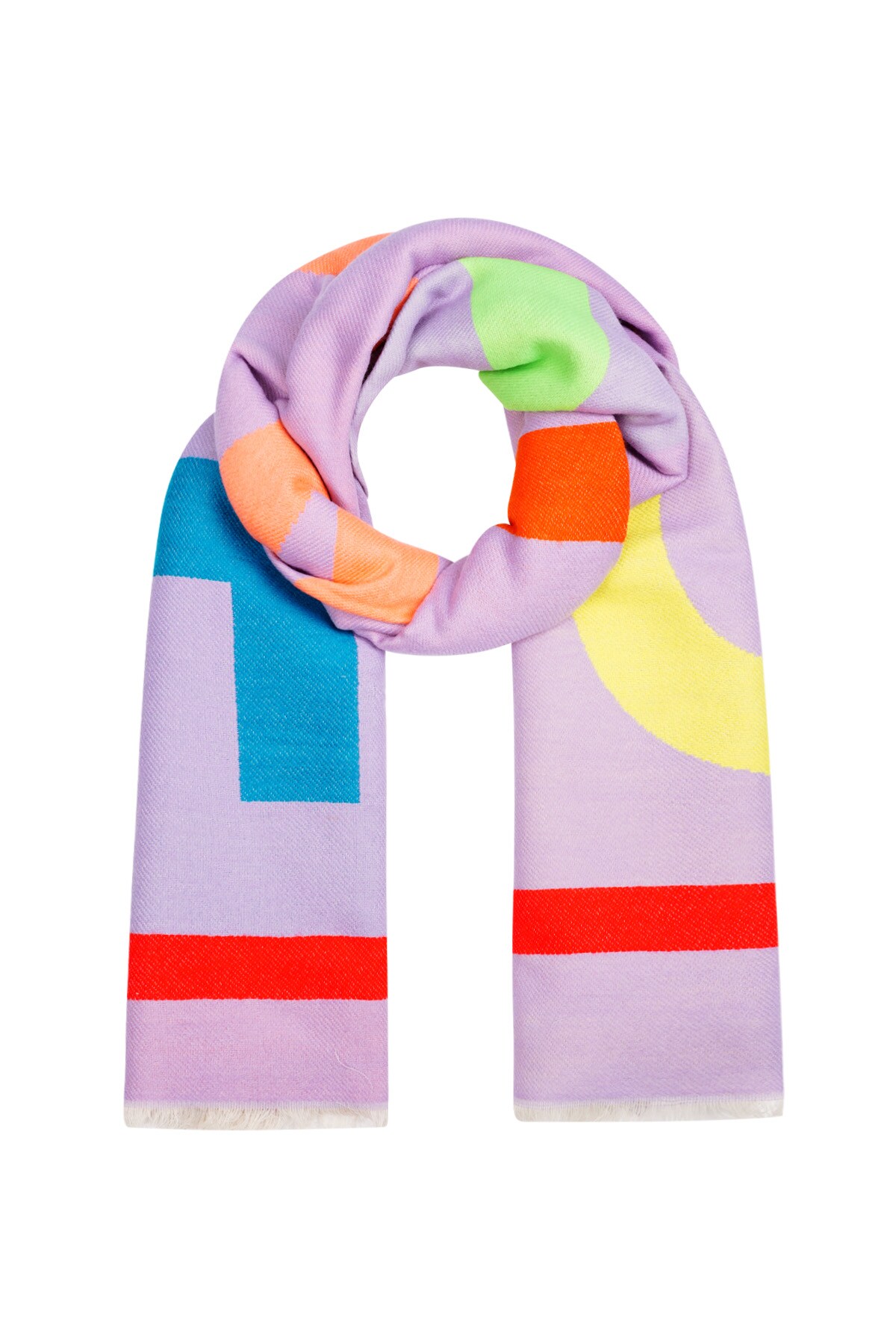 Foulard imprimé défilé - Multi h5 