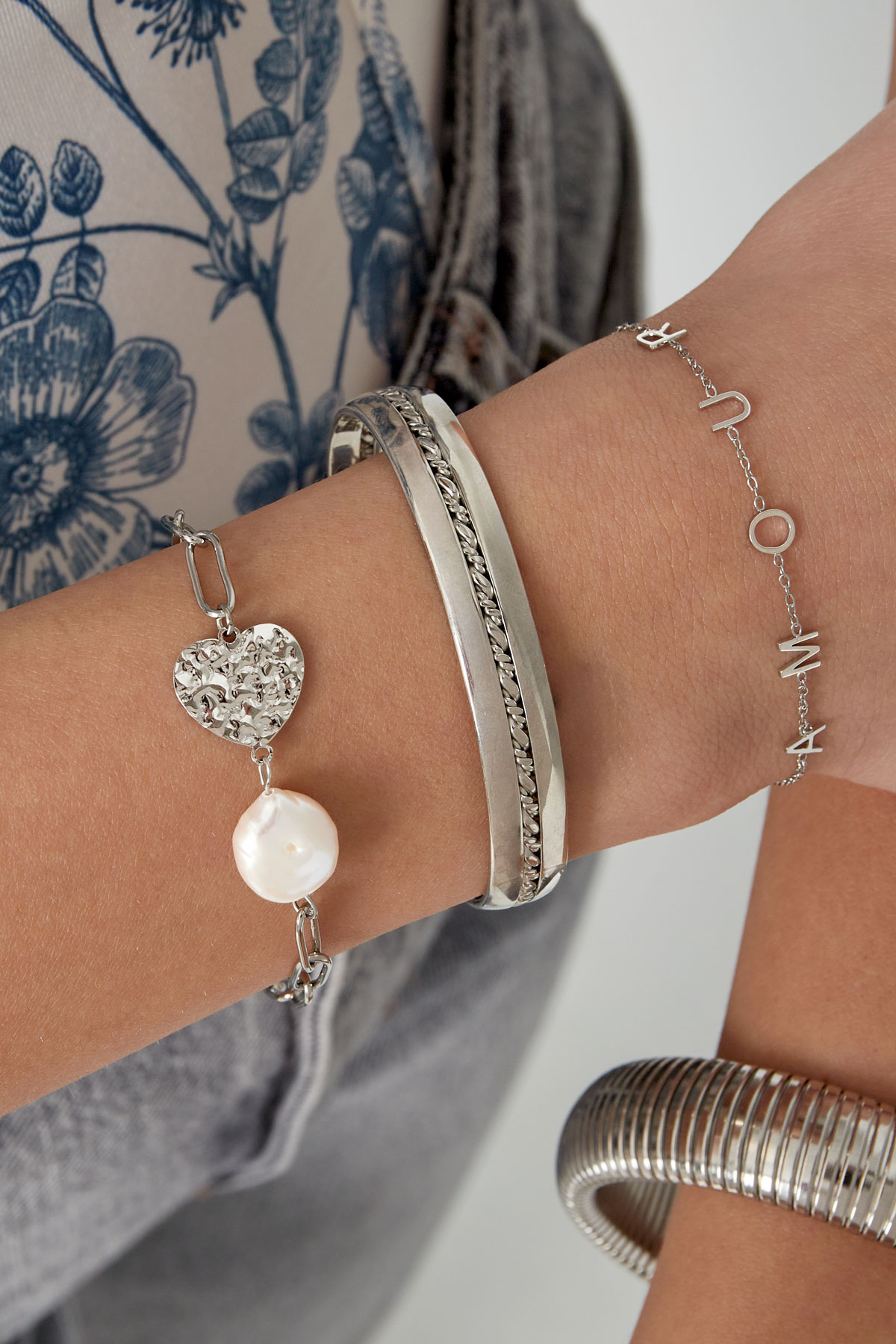 Bracelet amour toujours - Silver Color color Picture2