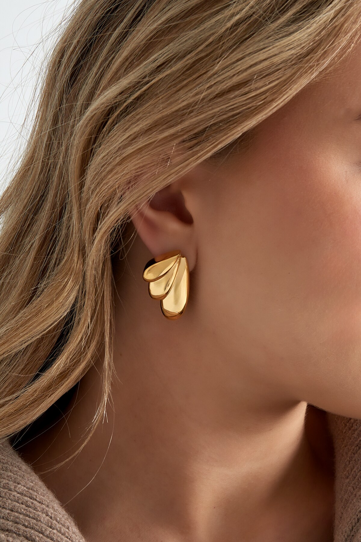 Earrings summer wings - Gold color Picture2