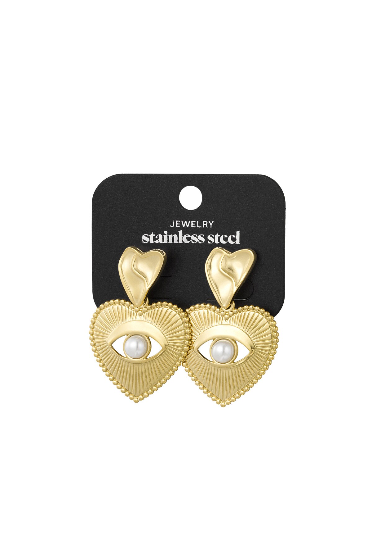 Adoring eye earrings - Gold color Picture3