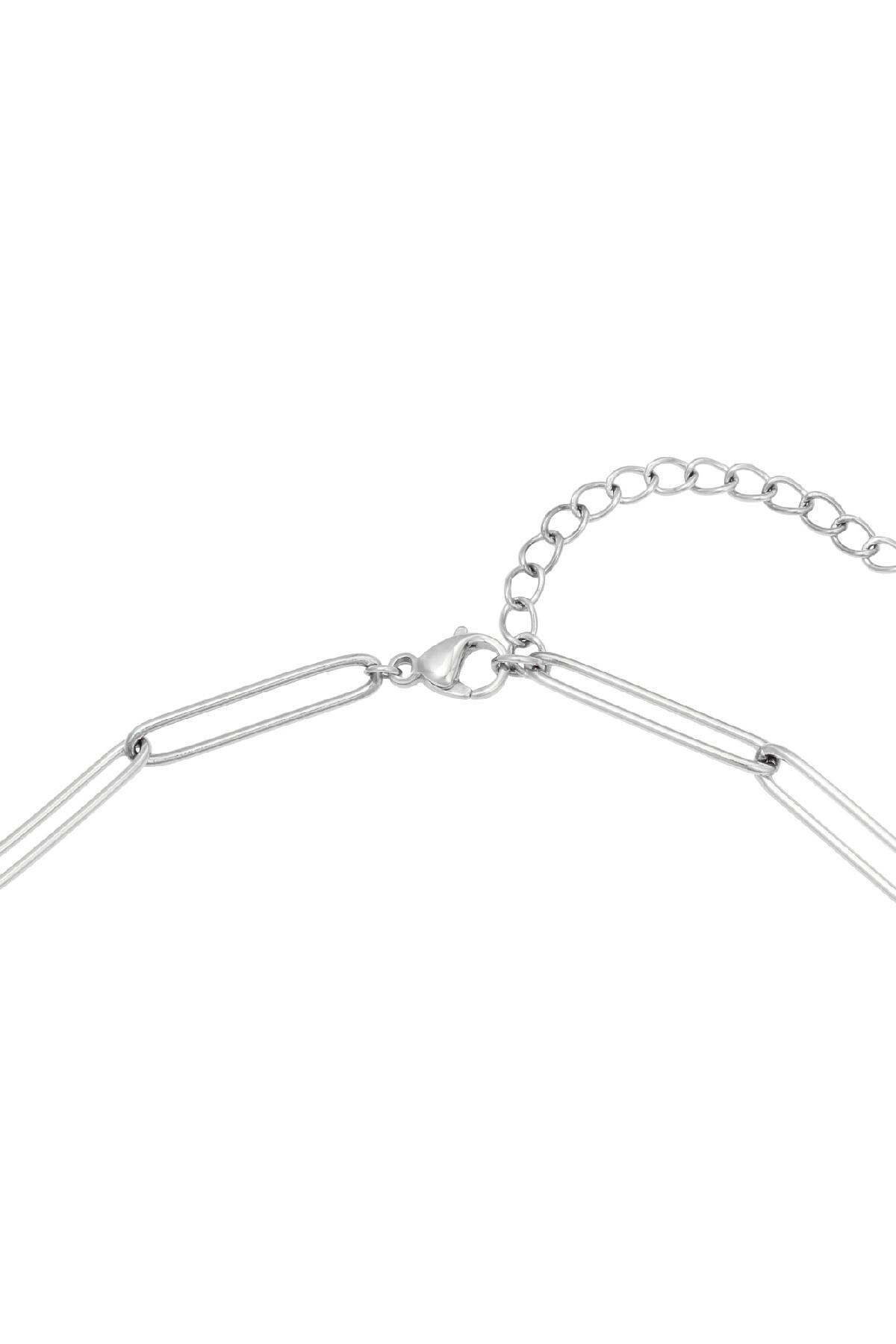 Necklace Plain Chain Silver Stainless Steel Picture2