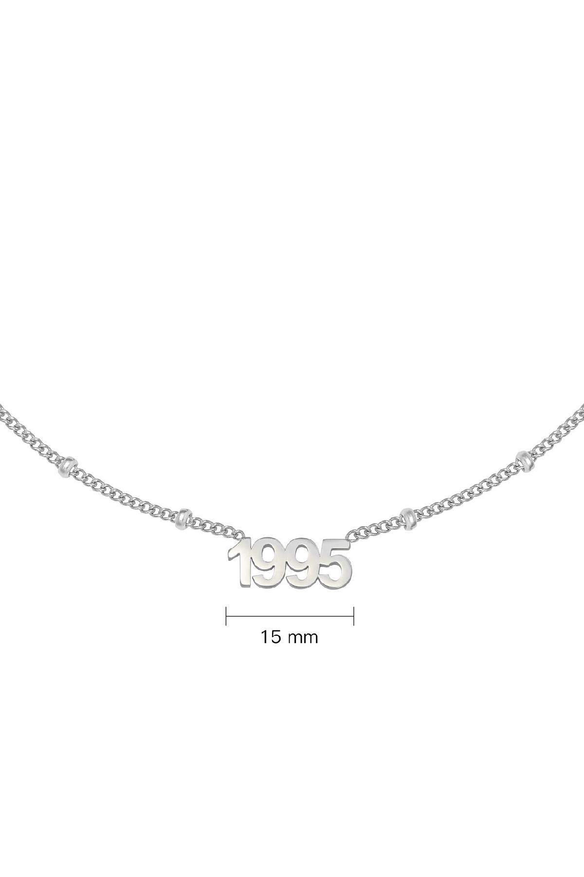 Necklace Year 1995 Silver Stainless Steel Picture2