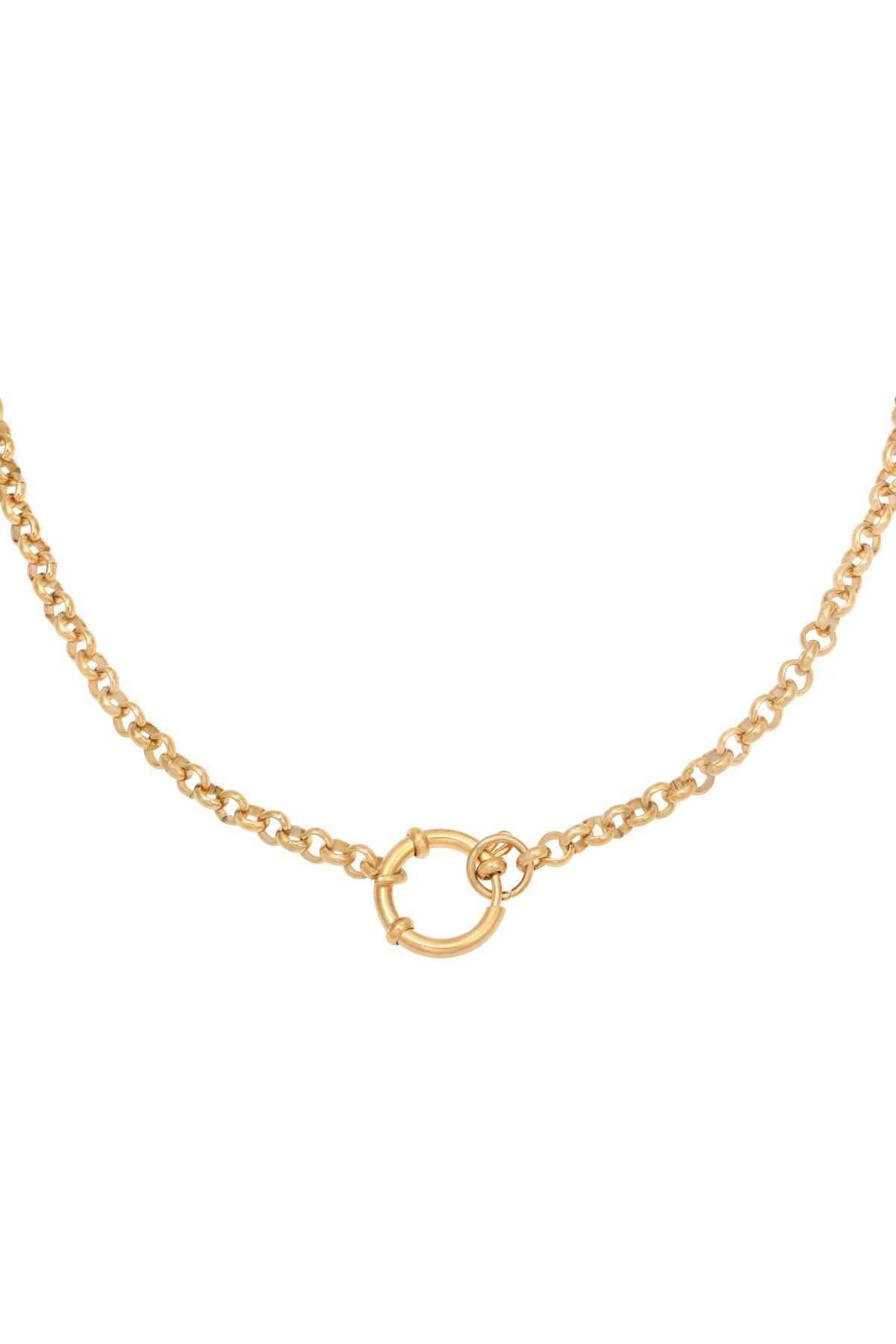 Gold color / Necklace Chain Rylee Gold Stainless Steel Picture2