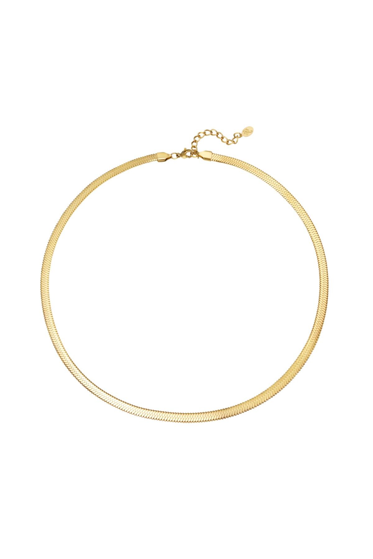 Necklace Retreat Gold Stainless Steel 