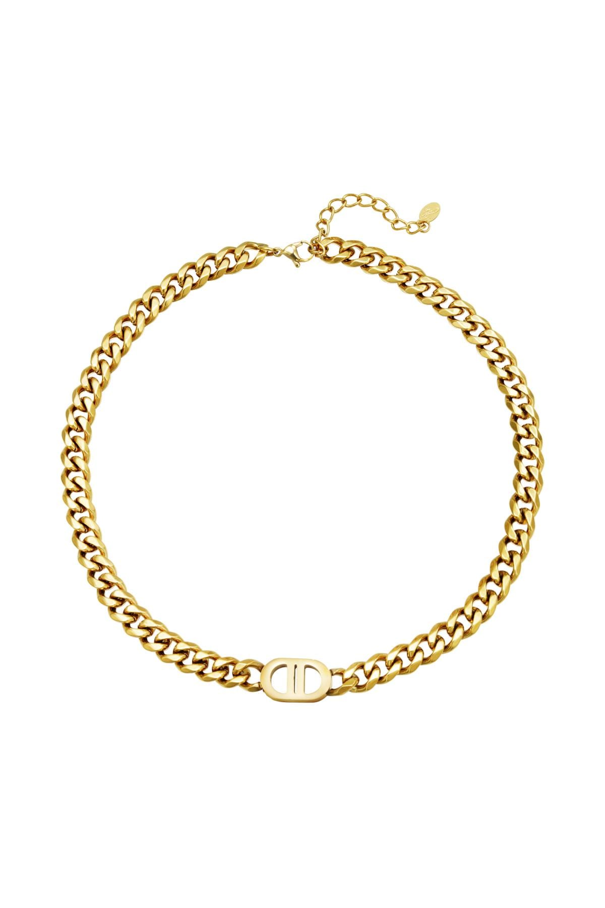 Collar The Good Life Oro Acero inoxidable