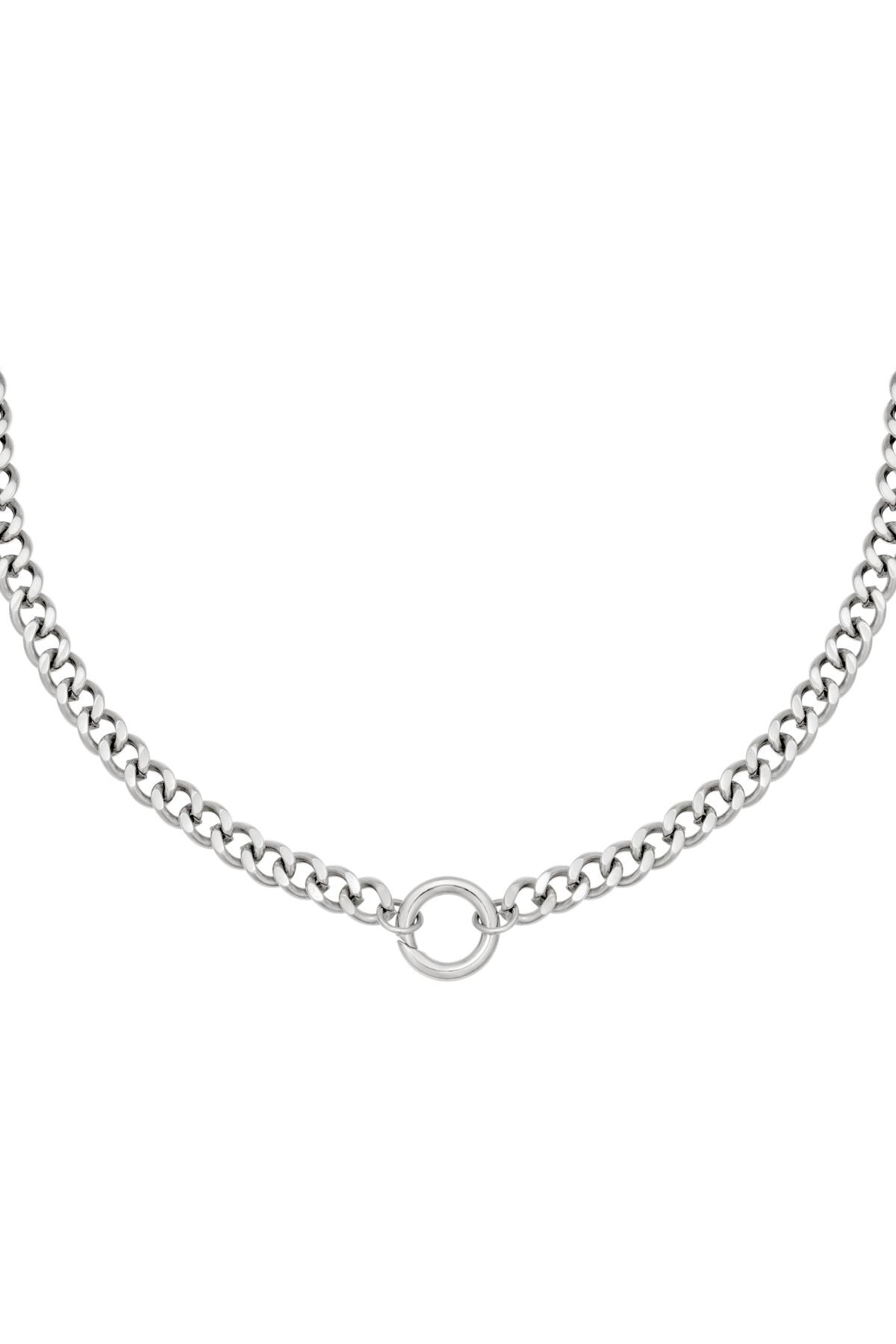 Necklace Genua Silver Stainless Steel 