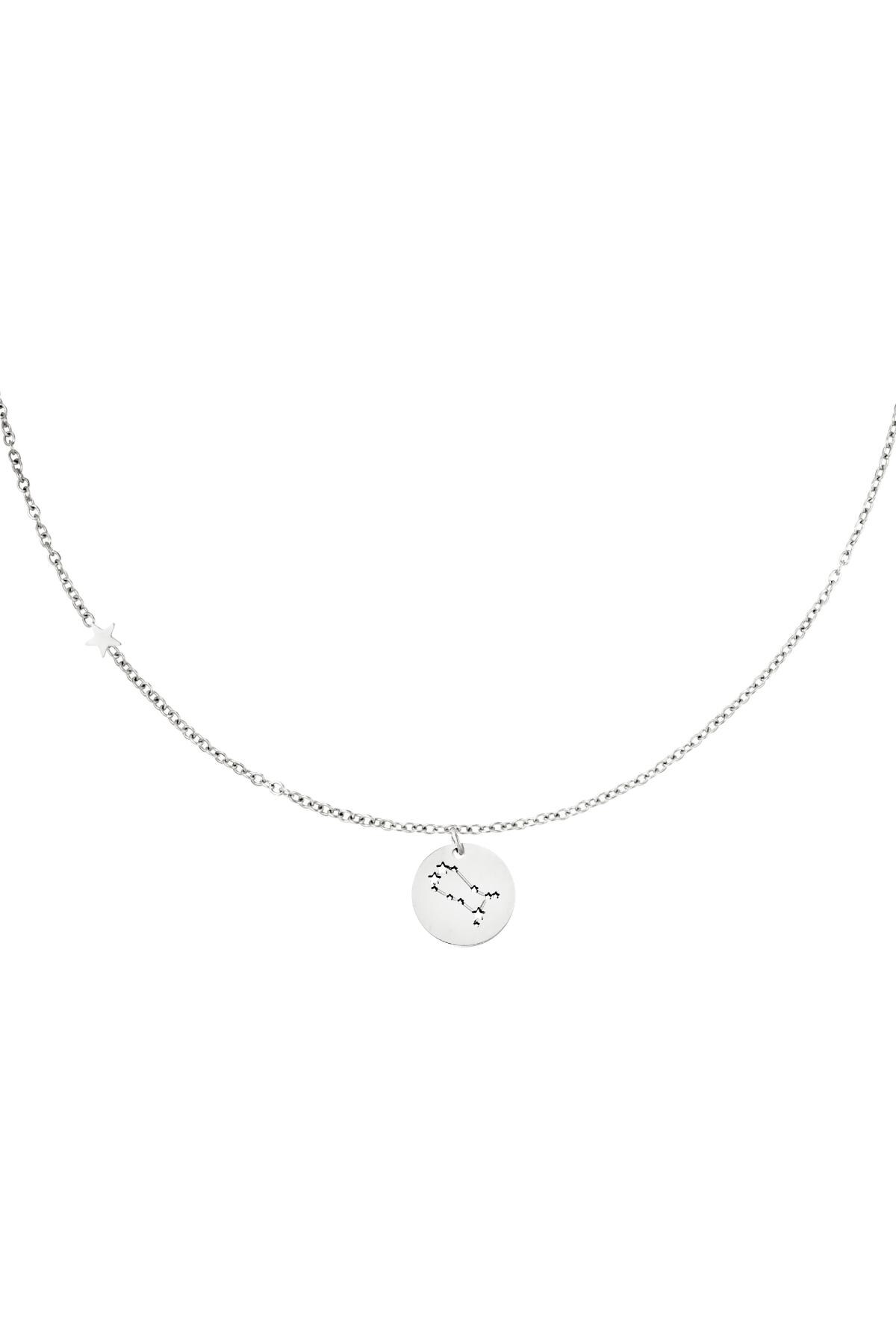 Silver color / Necklace zodiac sign Gemini Silver Stainless Steel Picture8