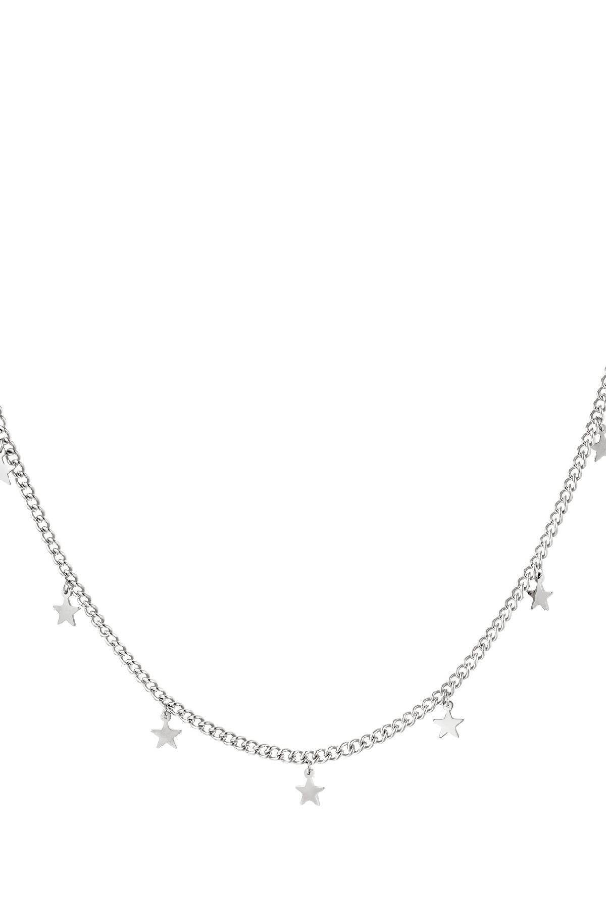 Necklace little stars Gold Stainless Steel Picture5