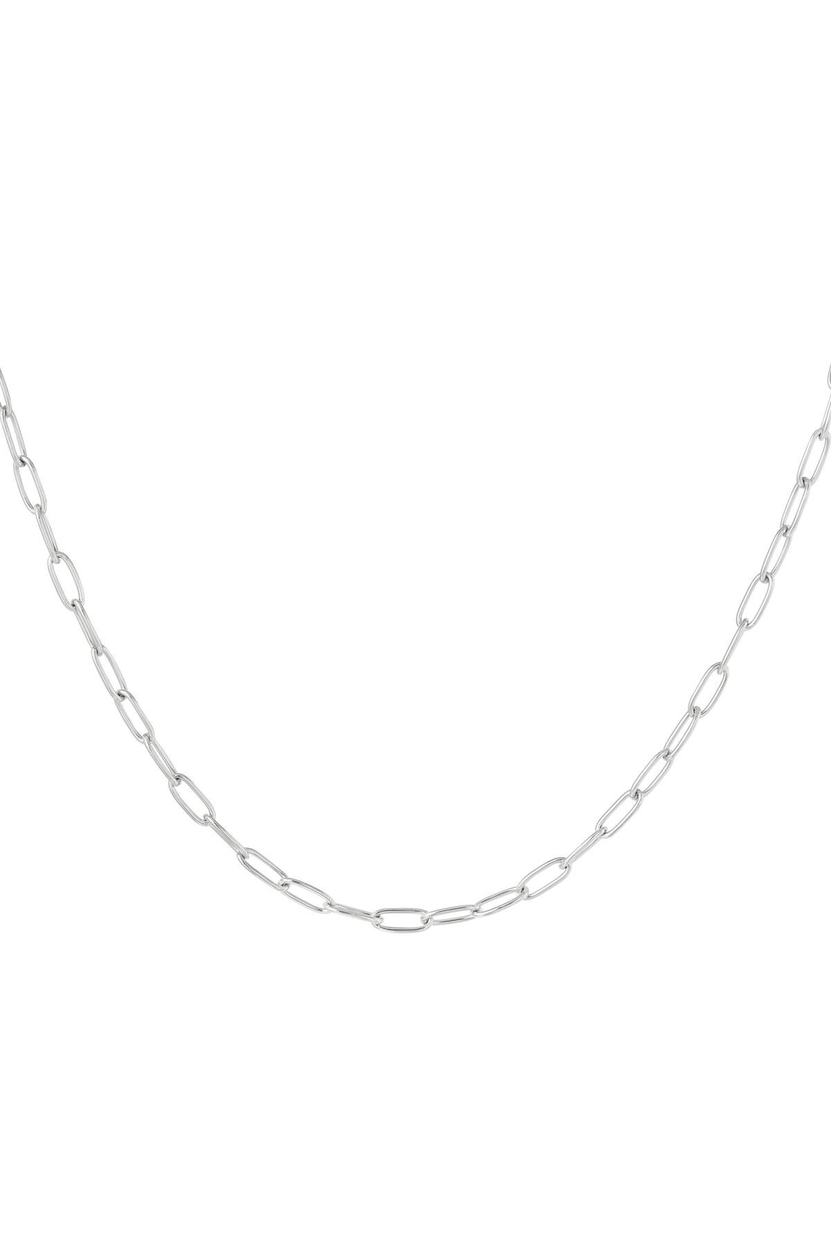 Link chain basic Silver Stainless Steel h5 