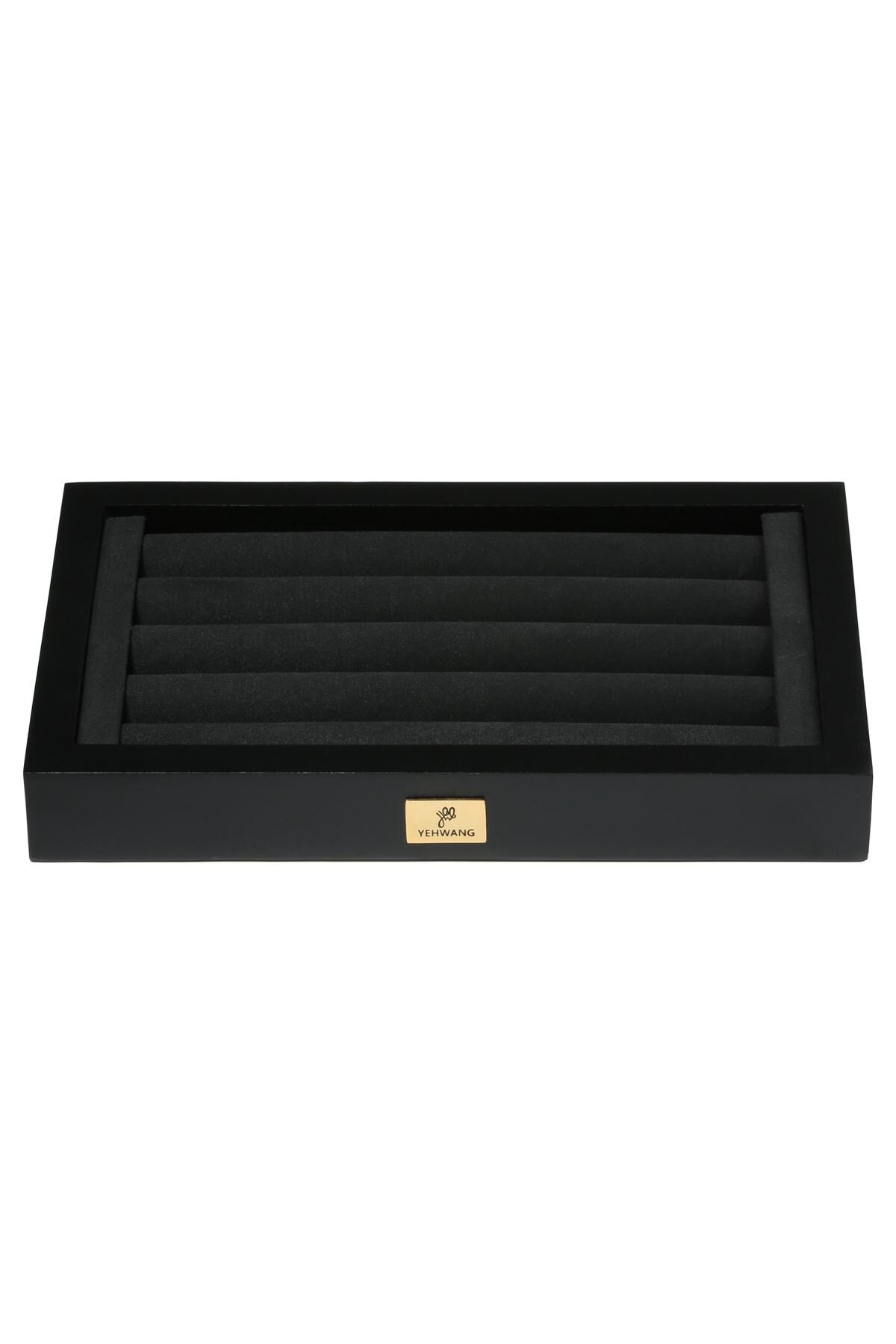 Display 20 Rings Black & Gold Polyester h5 