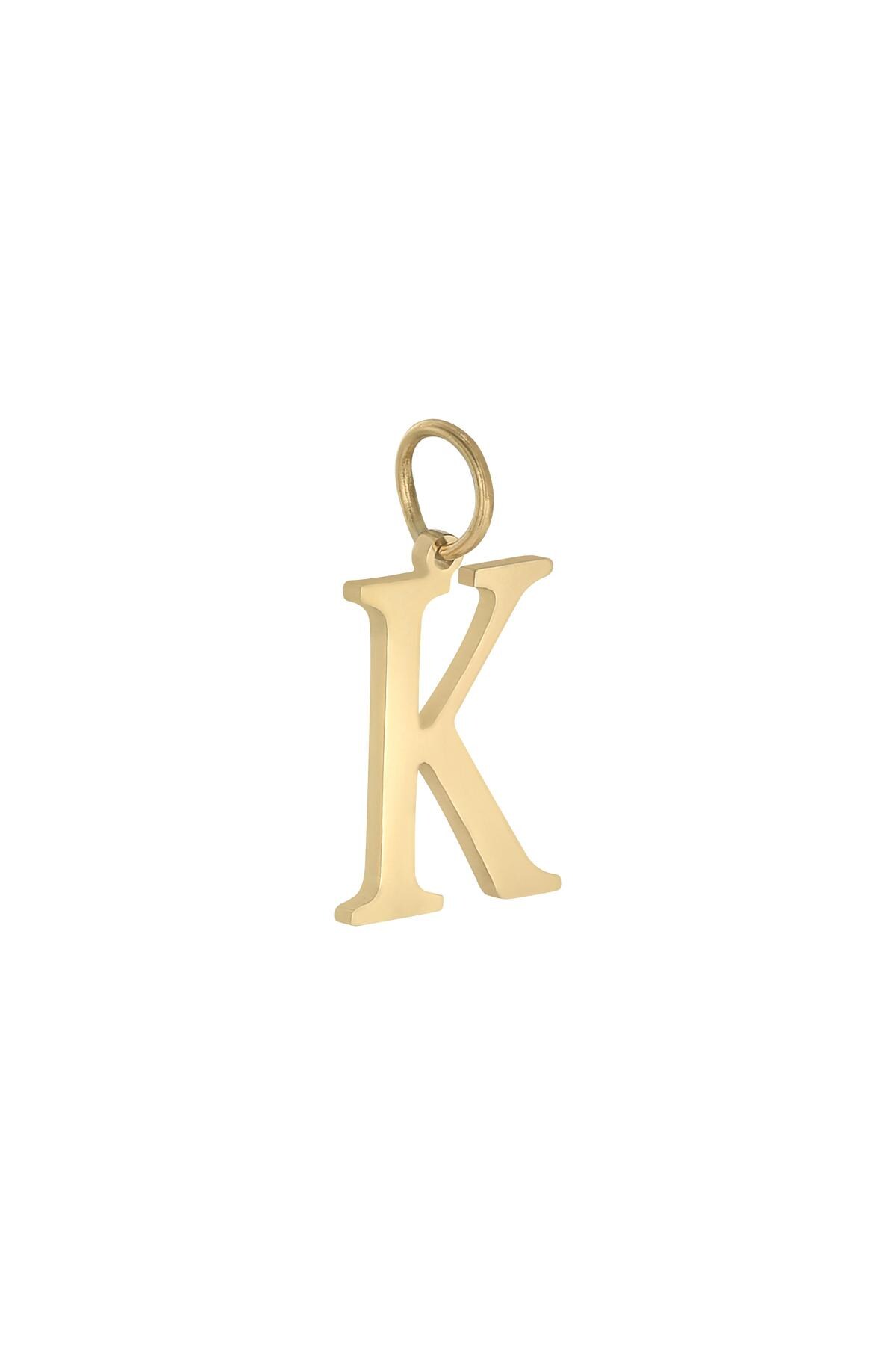 Colore oro / Charm K Gold Stainless Steel Immagine44