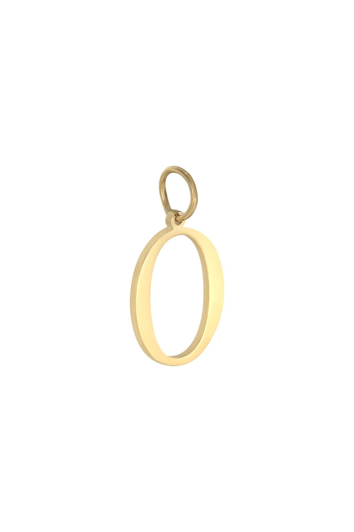 Colore oro / Charm O Gold Stainless Steel Immagine8