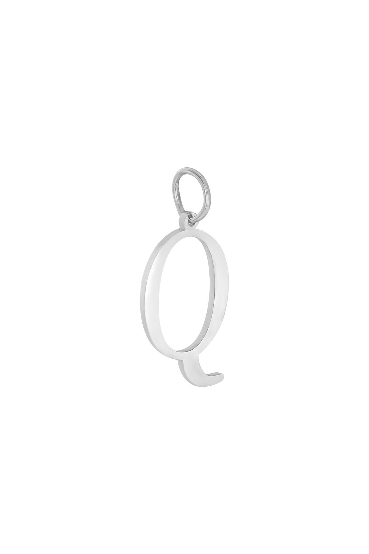 Colore argento / Charm Q Silver Stainless Steel Immagine16