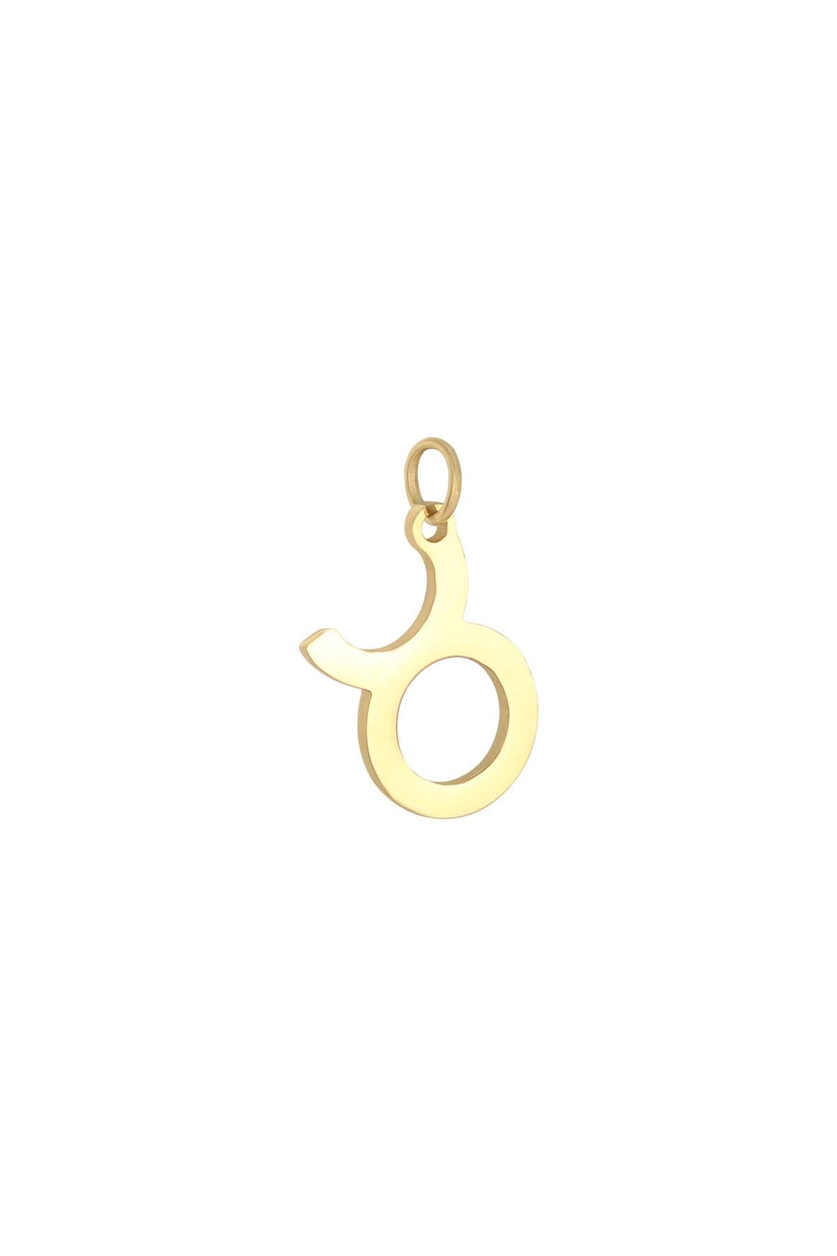 Gold color / Charm Zodiac Taurus Gold Stainless Steel Picture17