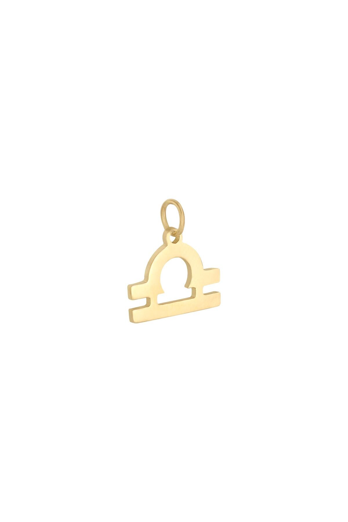 Gold color / Charm Zodiac Libra Gold Stainless Steel Picture20