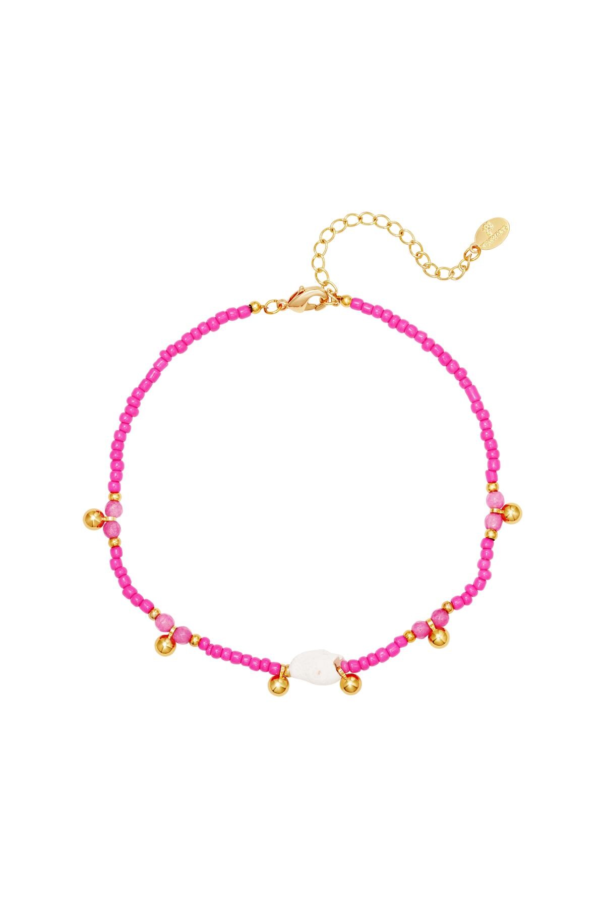 Anklet fun fair Fuchsia Copper h5 