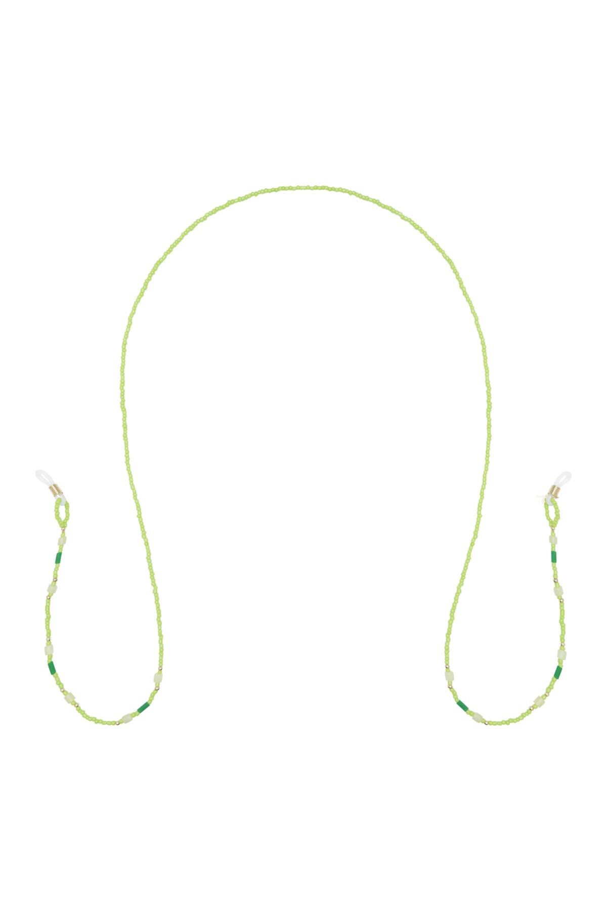 Sunglasses Cord At The Beach Green Stone h5 